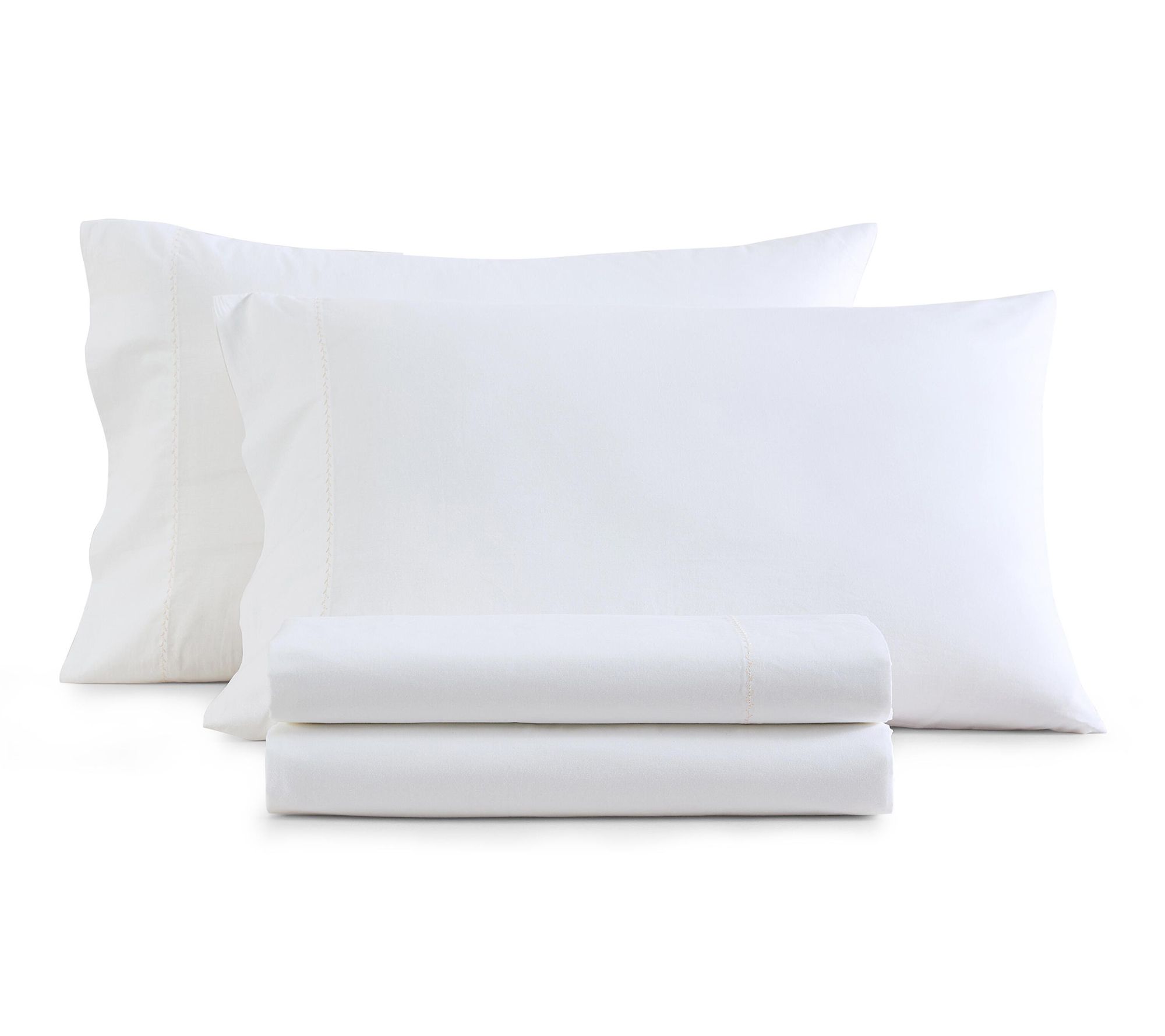 Martha Stewart Lilly Pond Leaf Pink Cotton TwinSheet Set