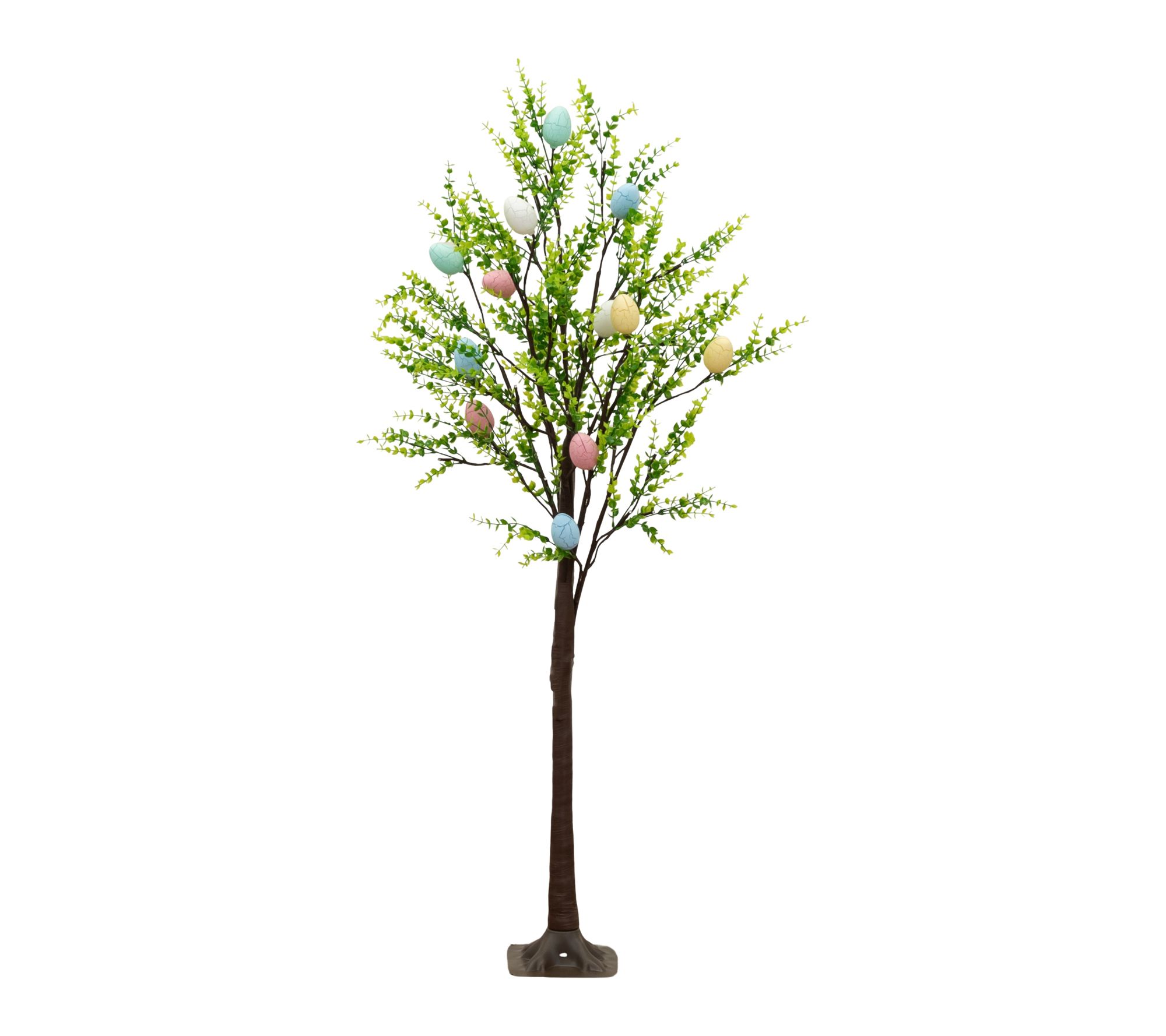 Nearly Natural 4' Pre-Lit twig tree with Egg Shaped Lights