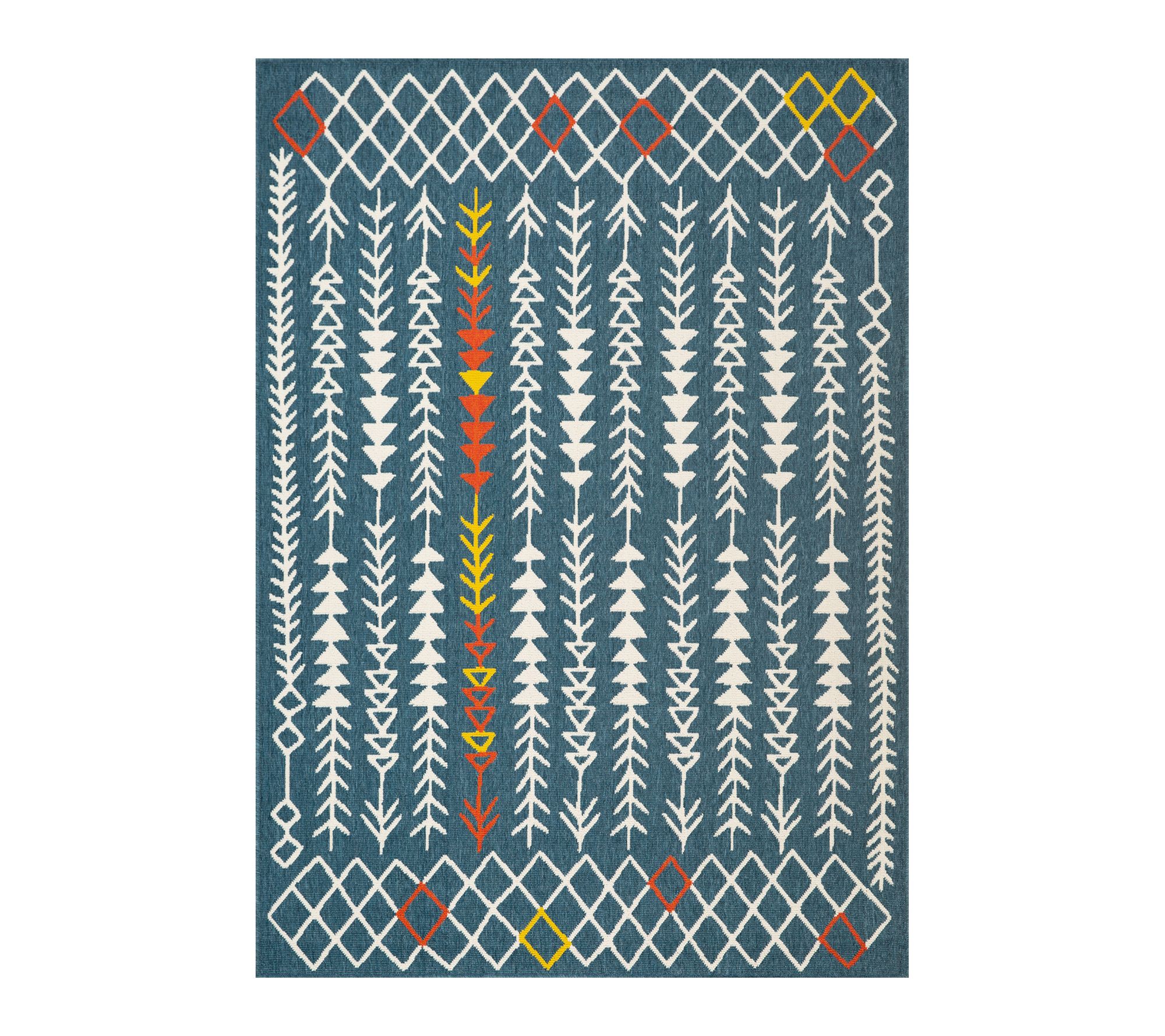 Ox Bay Tribal Bohemian Polypropylene Outdoor Area Rug, 8'x10'