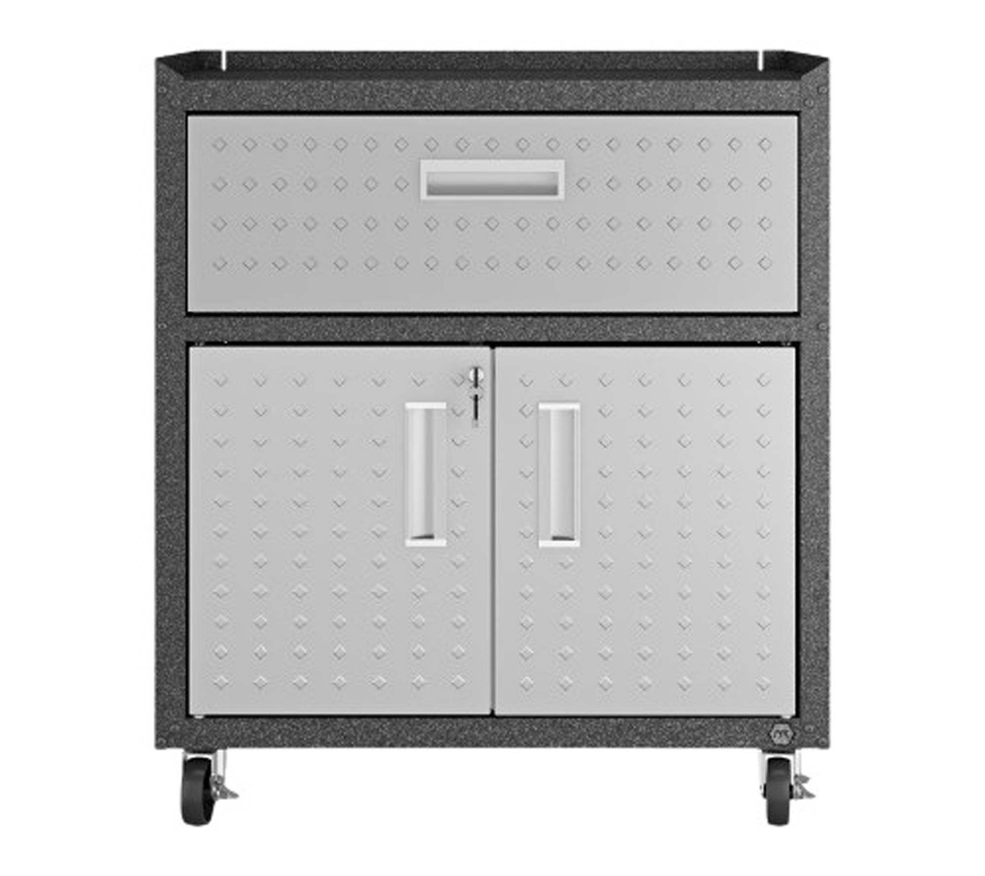Manhattan Comfort Fortress Mobile Garage Cabinet