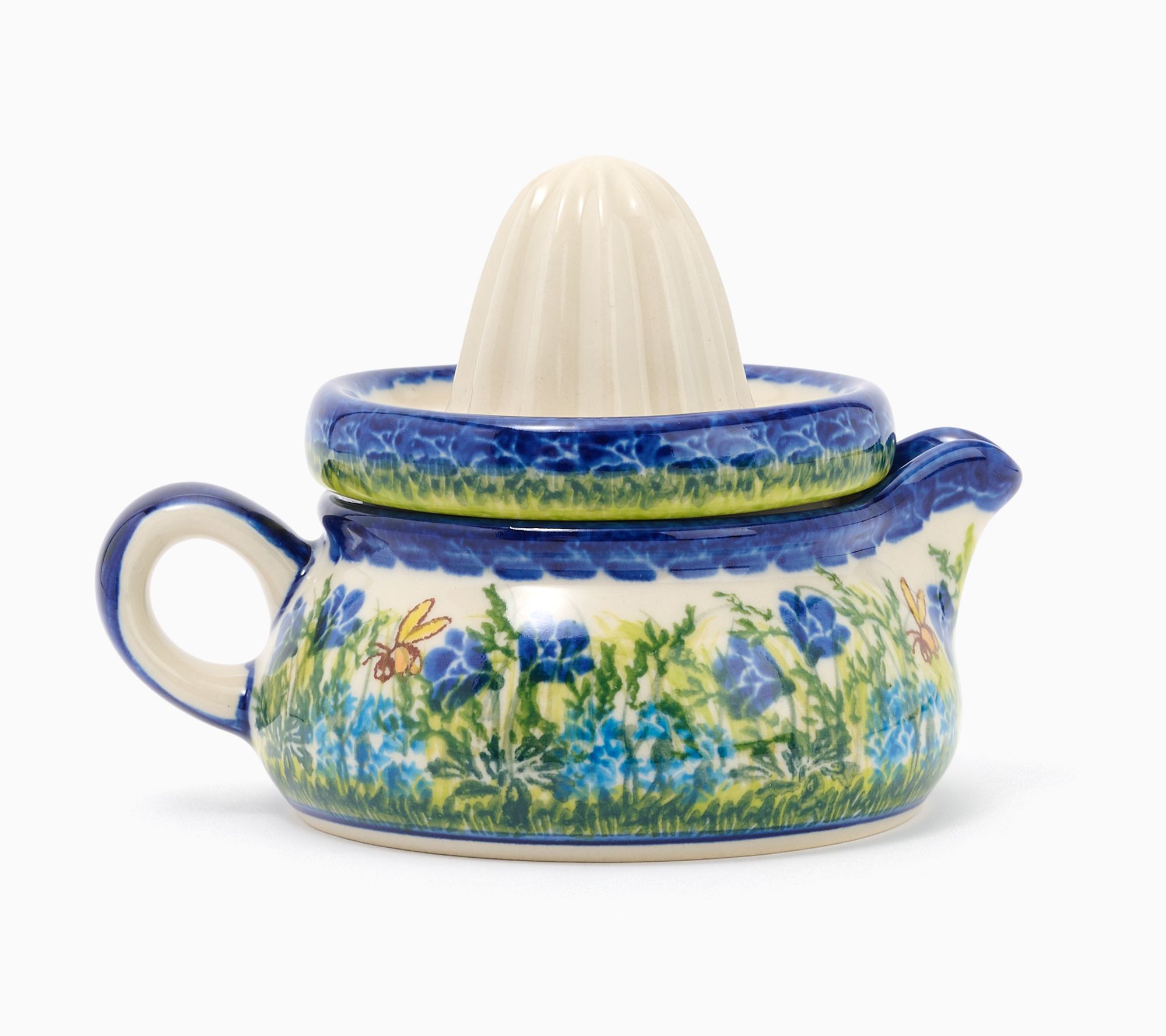 Lidia's Polish Pottery 3/4 Cup Juicer w/ Pour Spout