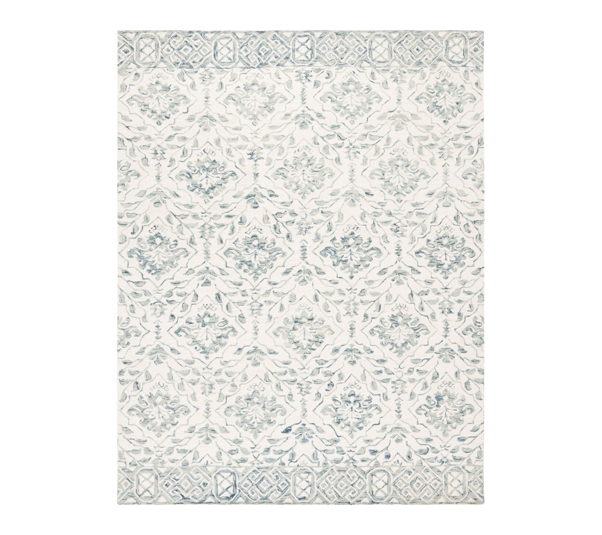 Dip Dye Fleur 8' x 10' Wool Rug by Valerie