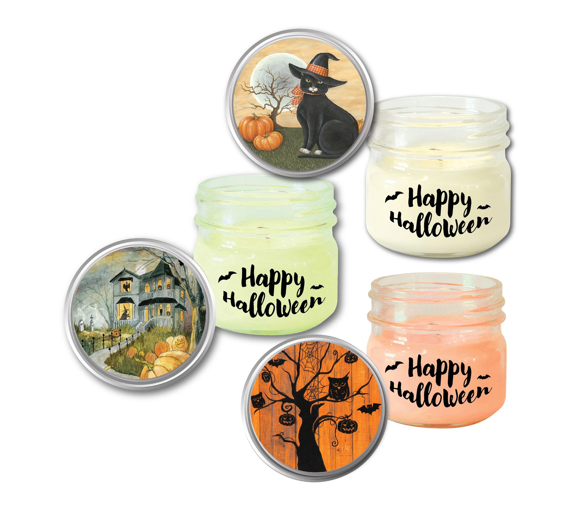 Courtside Market Halloween 8 oz Candle 3 pc. Set