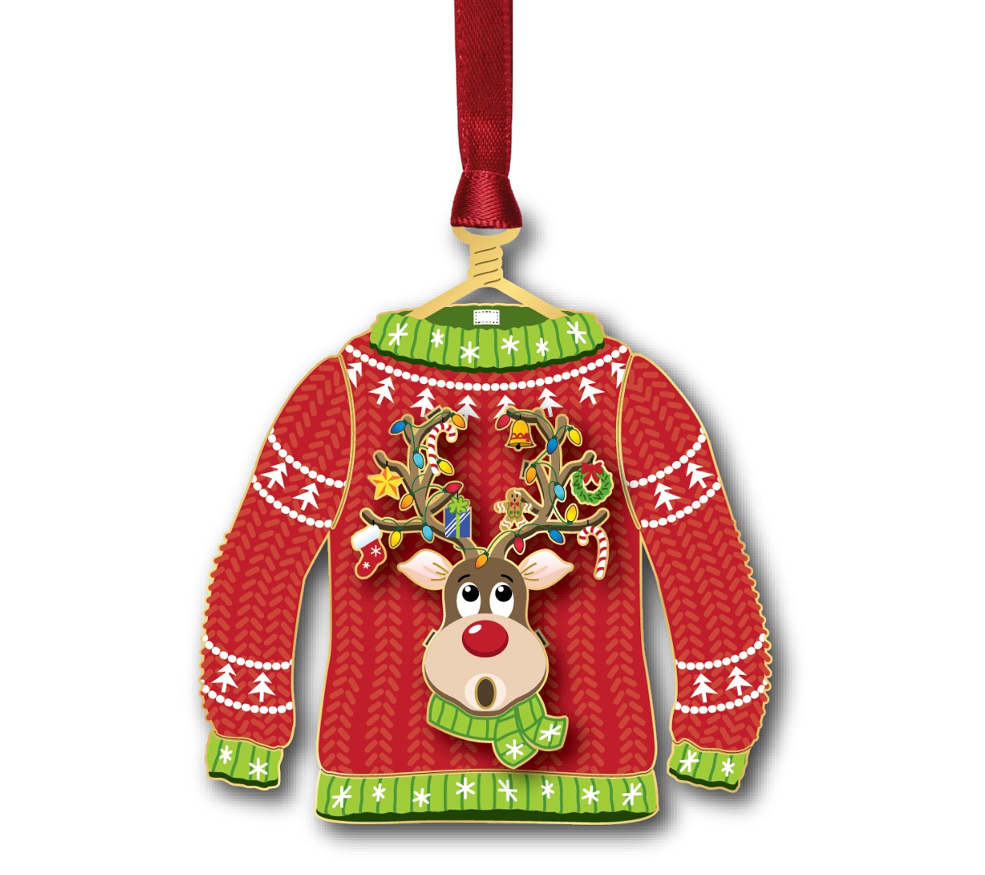 Beacon Designs Ugly Christmas Sweater Ornament