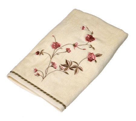 Croscill's Rose Garden Bath Towel - Page 1 — QVC.com