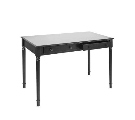 large black writing desk