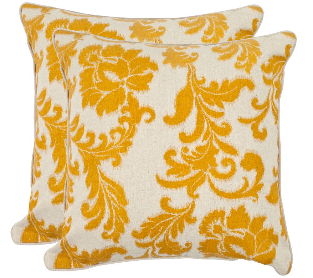 Safavieh Set of 2 22" x 22" Aubrey Pillows