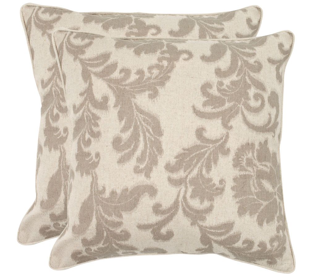 Safavieh Set of 2 22" x 22" Aubrey Pillows