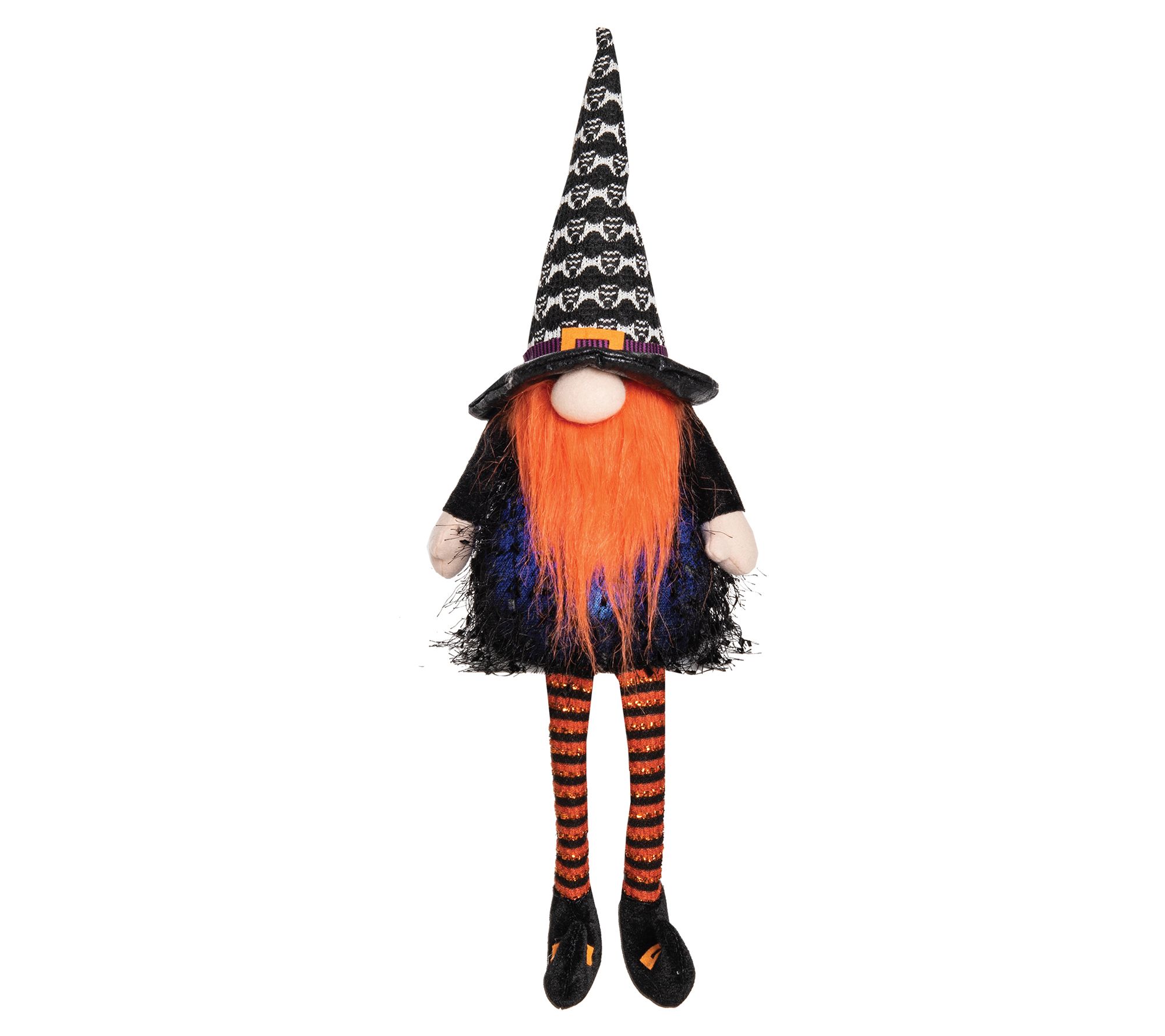 Gallerie II Orange Dangle Leg Gnome Figurine with LED