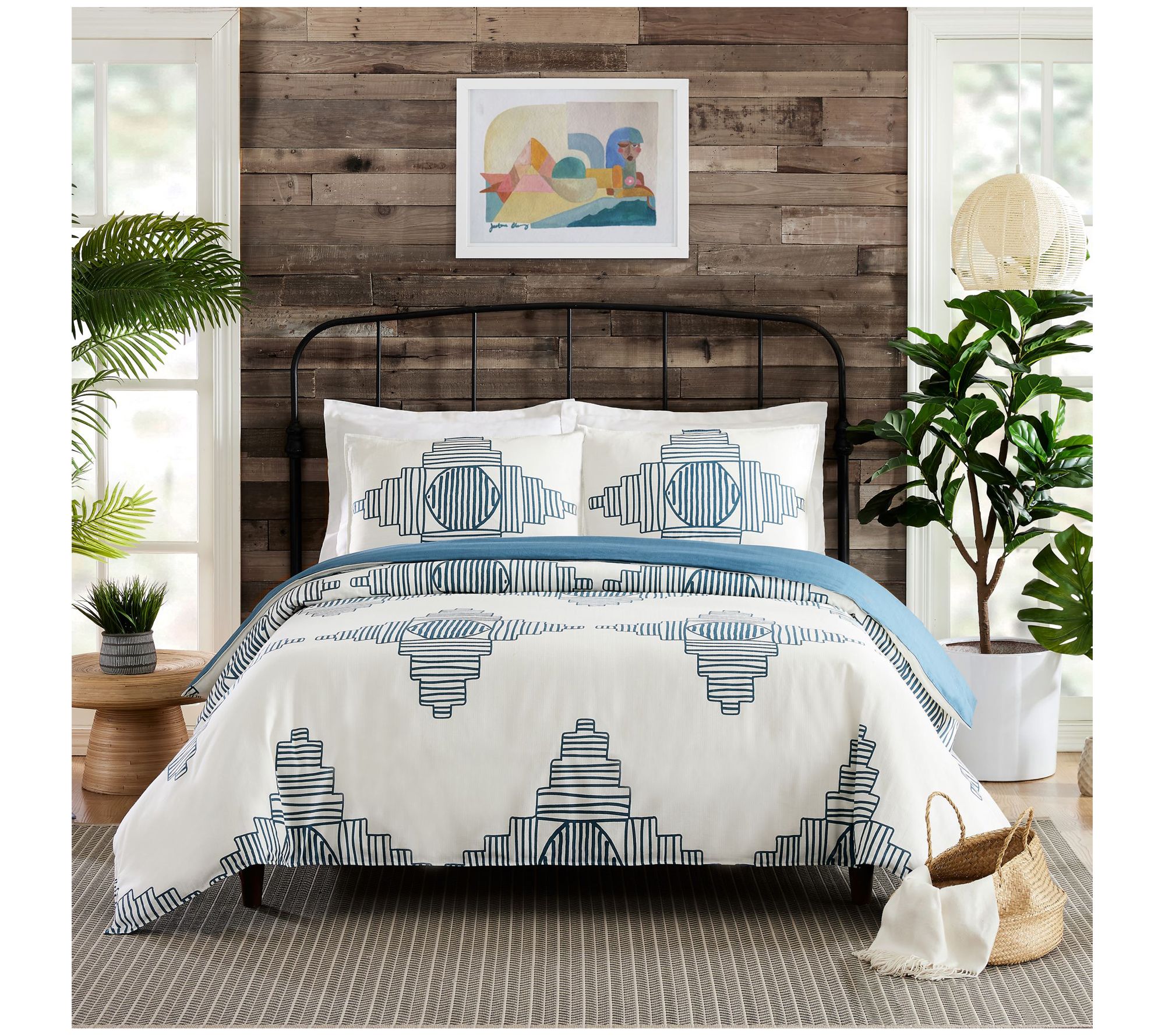 Justina Blakeney All Dance 3-Piece Queen Duvet et