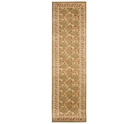 Lyndhurst Open Floral Power Loomed 2'3" x 16' Runner