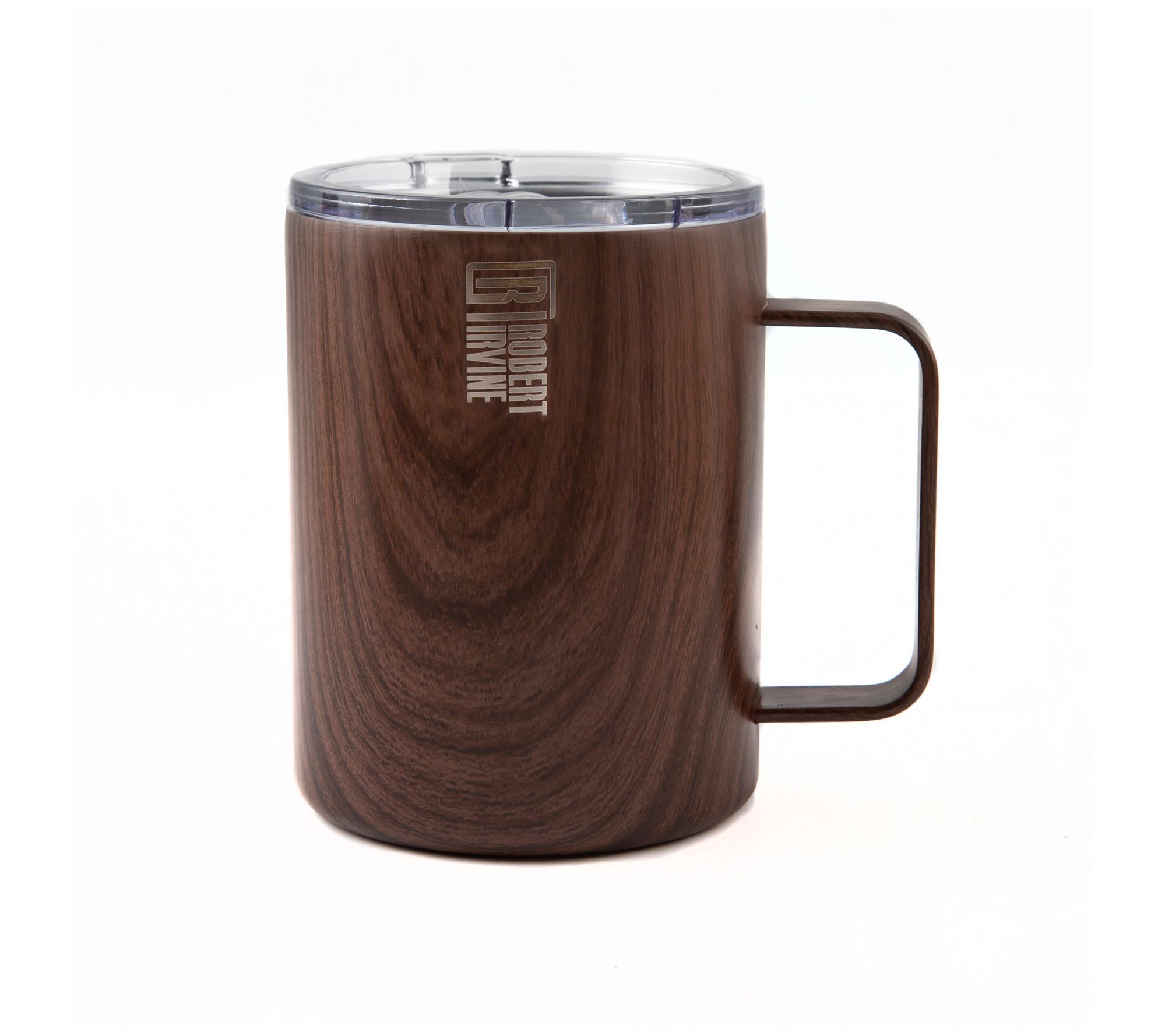 Robert Irvine Insulated 20-oz. Travel Coffee Mug, Wood