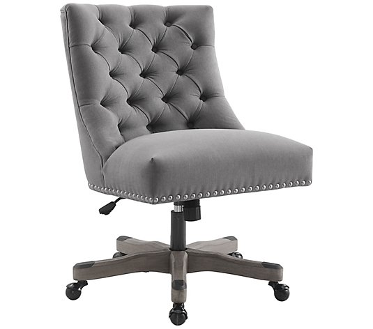 Linon Home Sumner Home Office Stain &WaterResistant Desk Chair