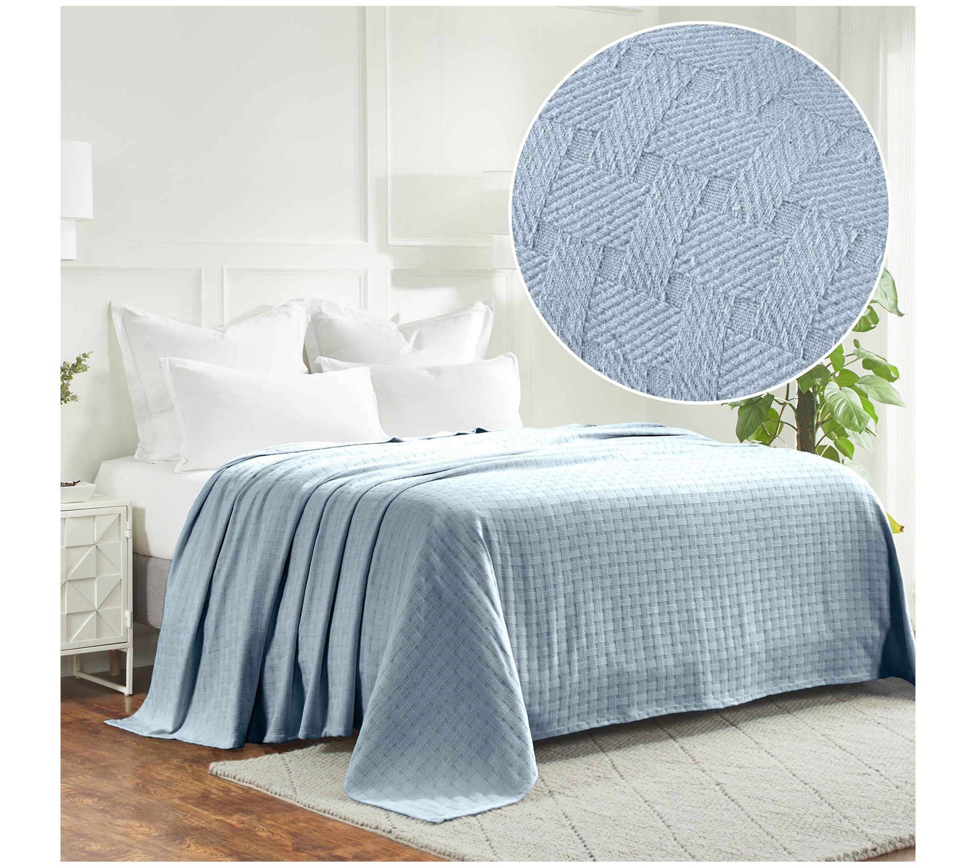 Superior Cotton All-Season Plush King Blanket