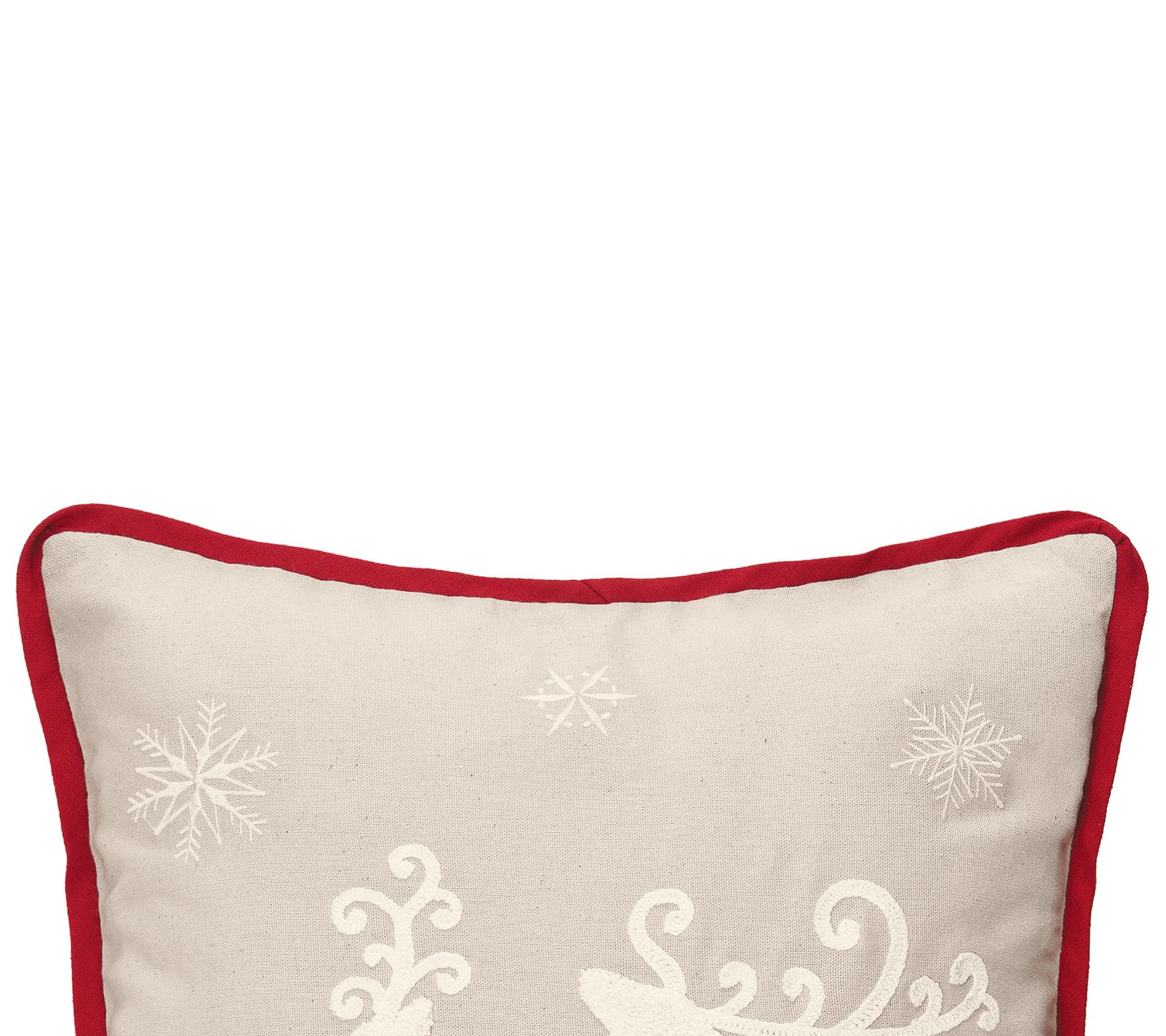 C&F Home Woodland Reindeer Hooked Pillow