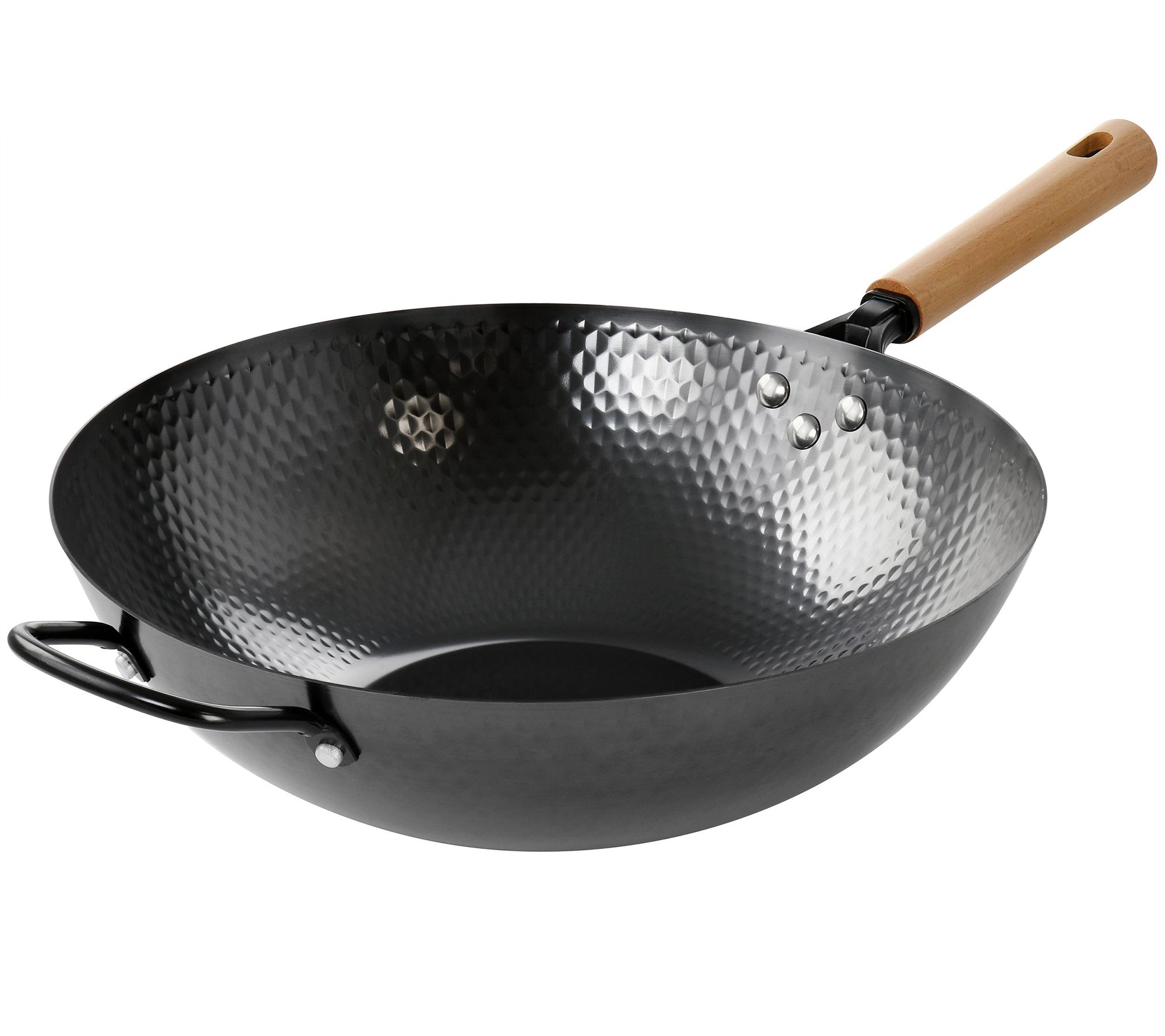 Oster Bressler 13.5in Nonstick Carbon Steel Wok