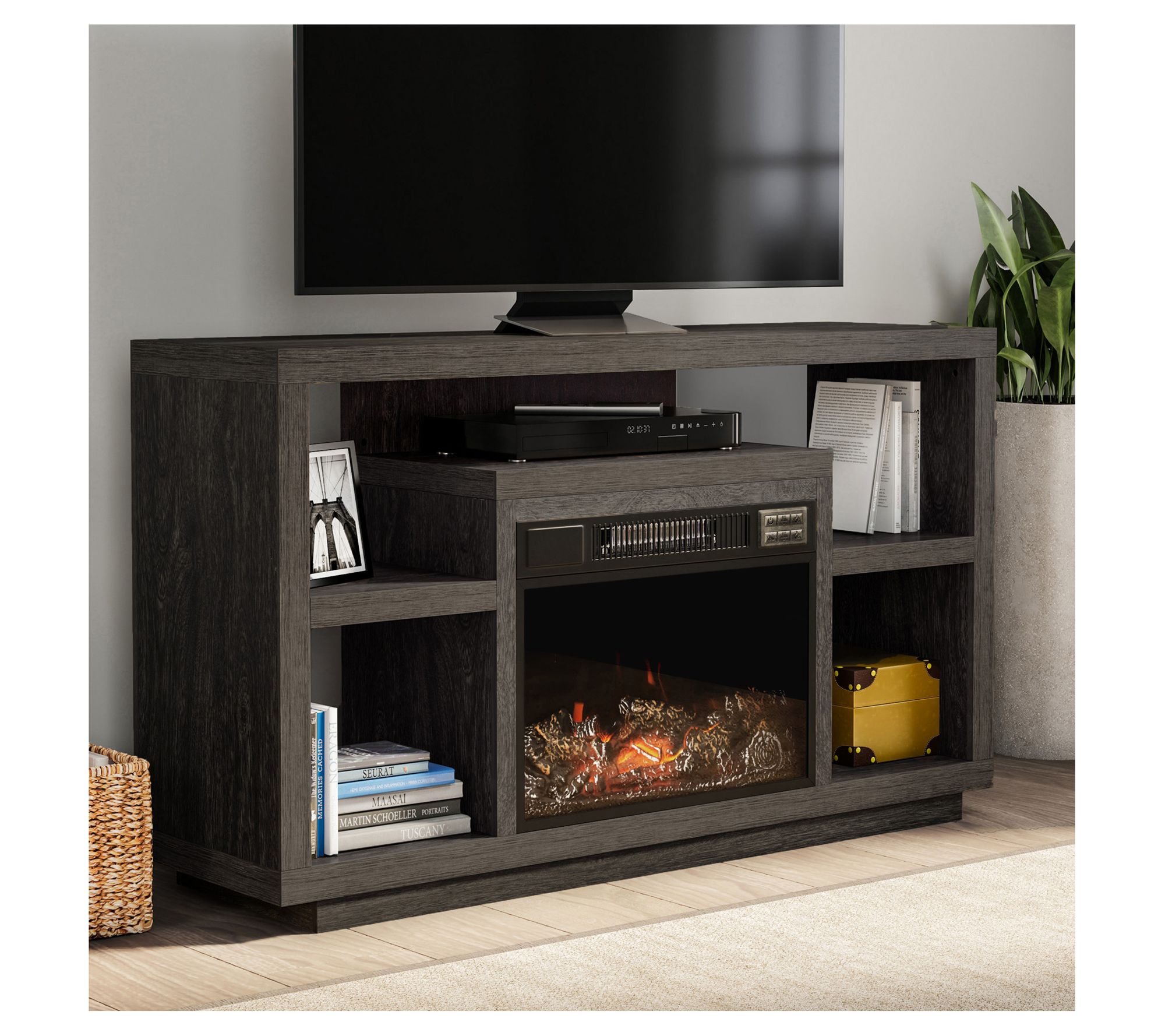 Northwest Electric Fireplace 50" TV Stand Entertainment Center