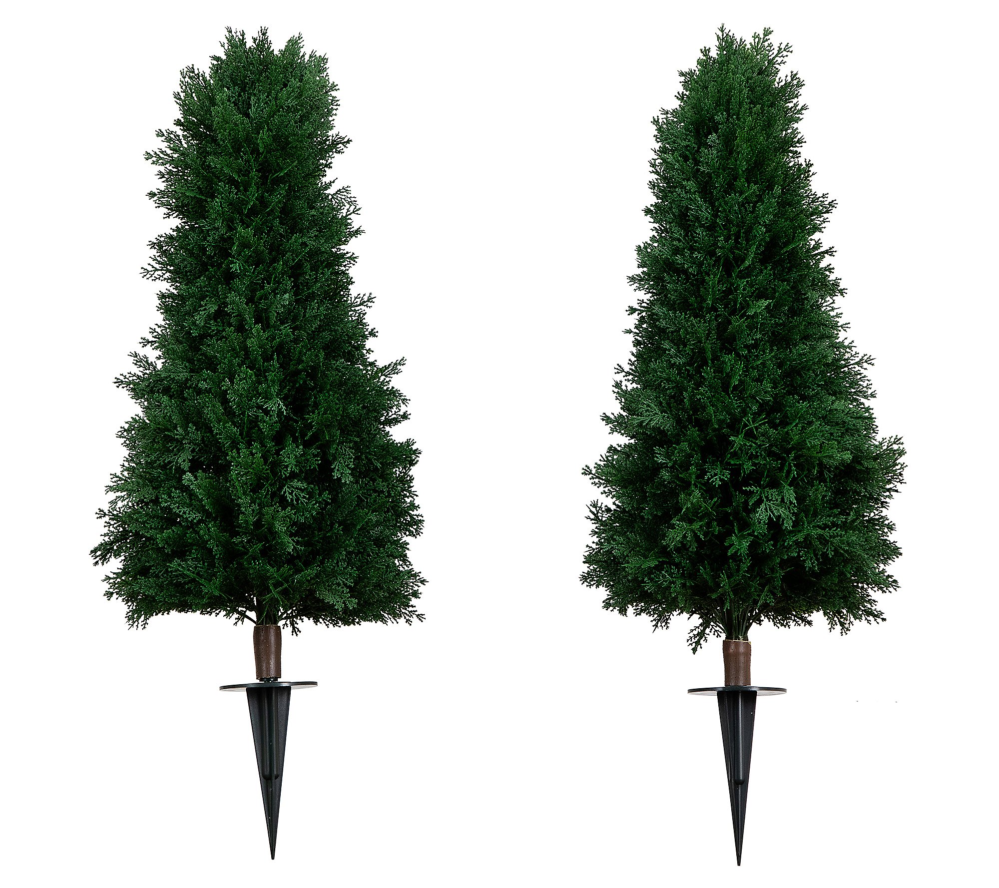 Nearly Natural 36" Faux Cedar Plant UV Resistan t (Set of 2)