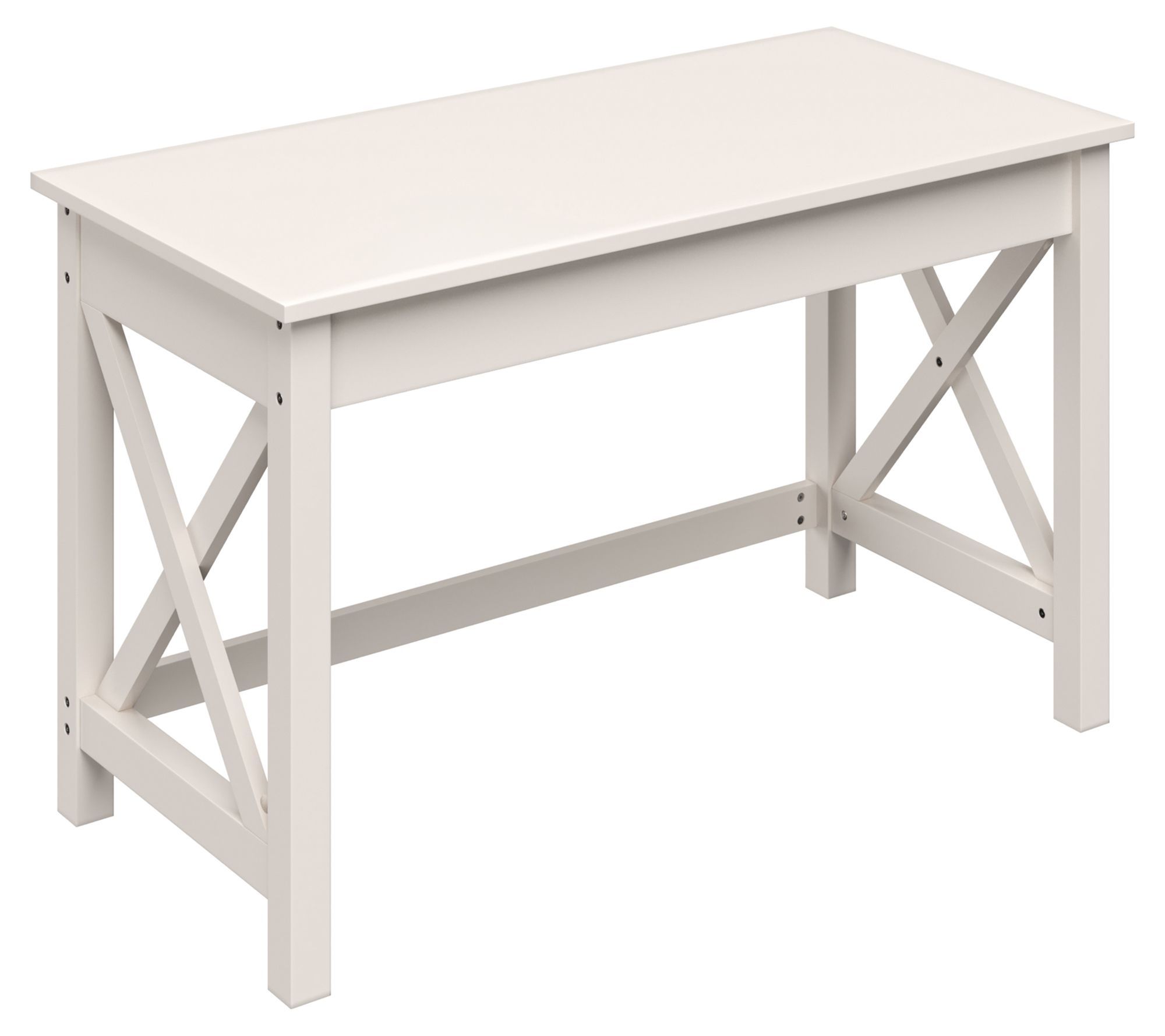 Lavish Home Writing Desk Work Desk with X-Pattern Legs