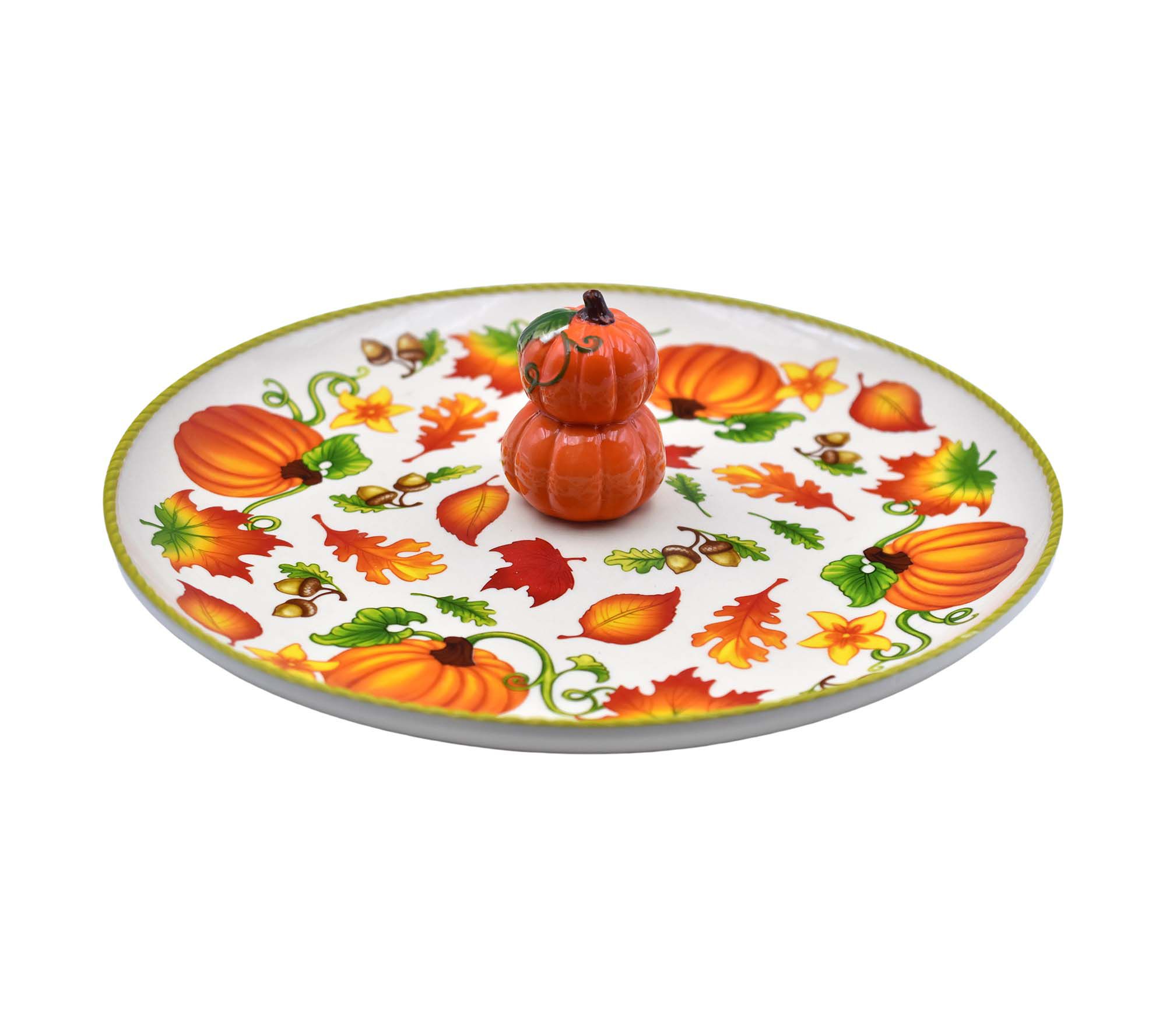 Temp-tations Seasonal 14" Shallow Bowl with Figural Icon