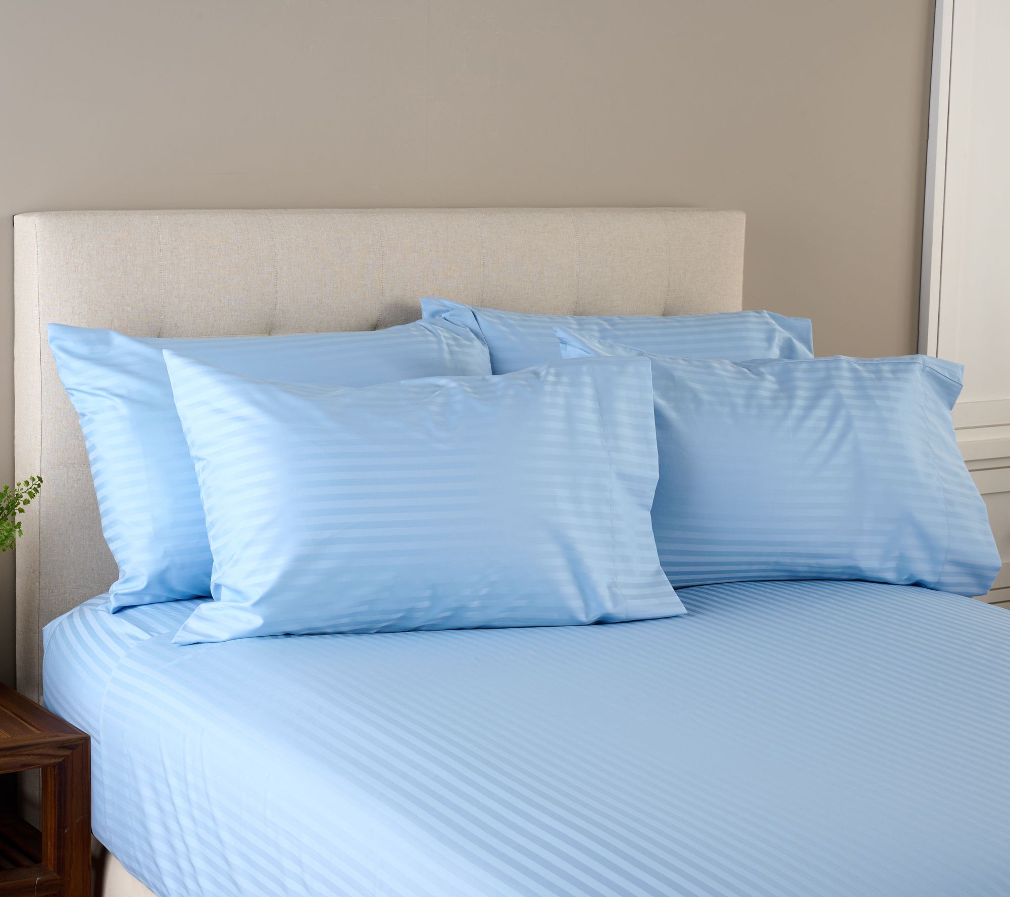 Northern Nights Wrinkle Defense Dobby Stripe Sheet Set w