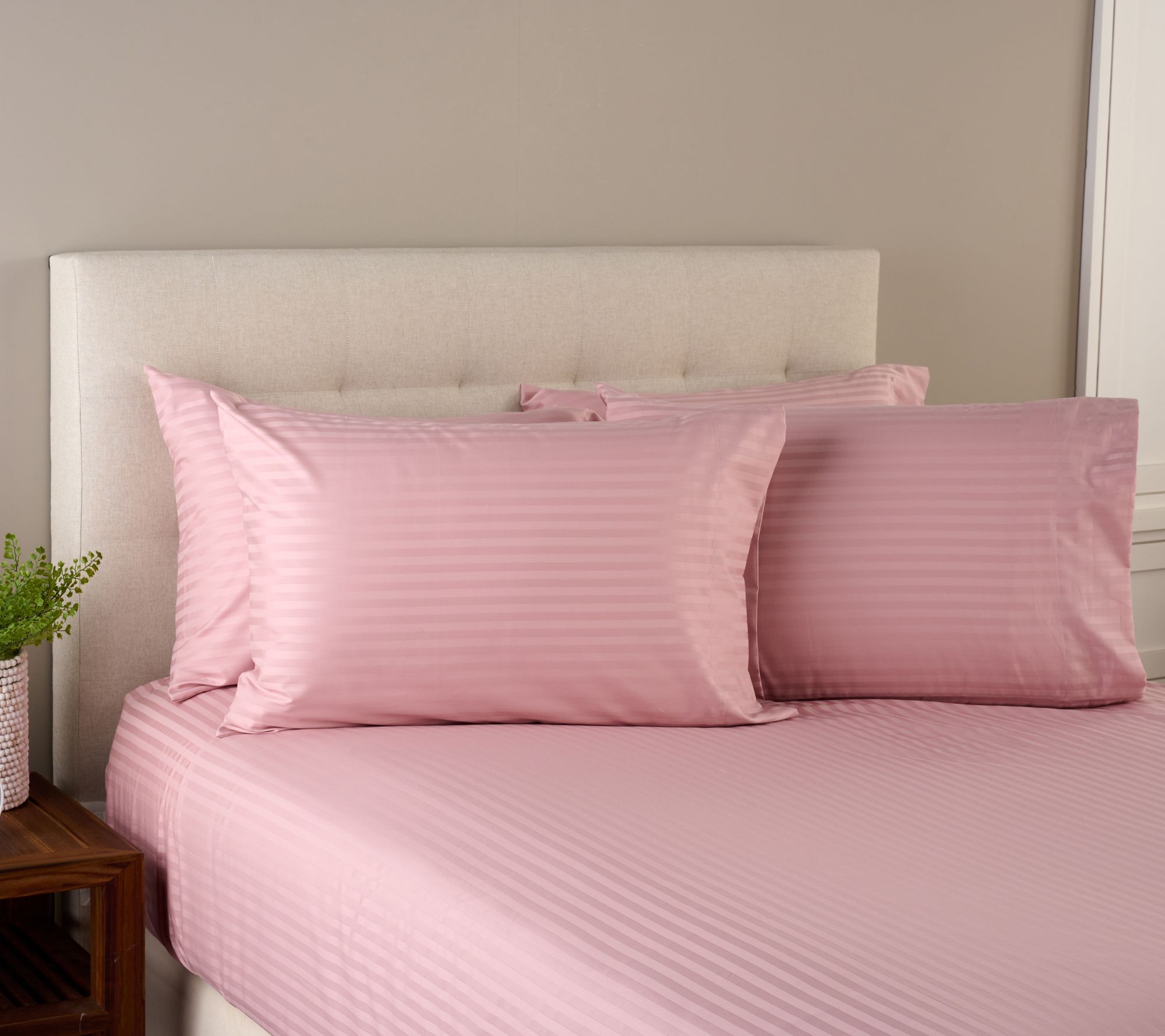 Northern Nights Wrinkle Defense Dobby Stripe Sheet Set w/ Extra Cases