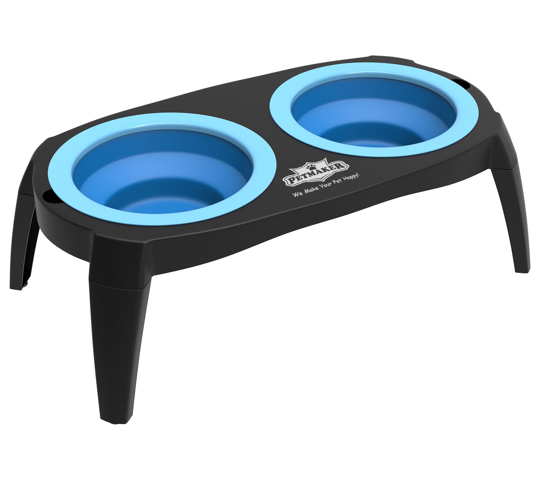 Petmaker Elevat ed Pet Food Bow ls w/ Non-Slip Stand