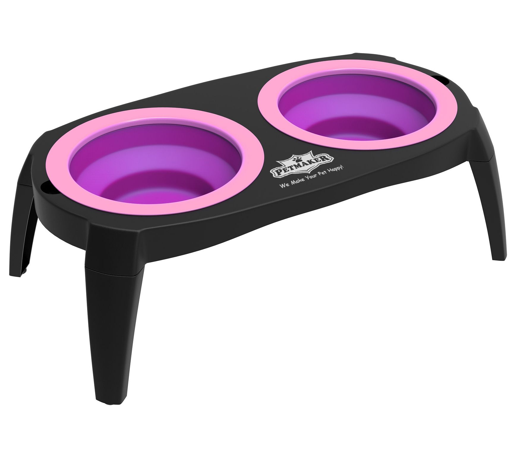 Petmaker Elevat ed Pet Food Bow ls w/ Non-Slip Stand
