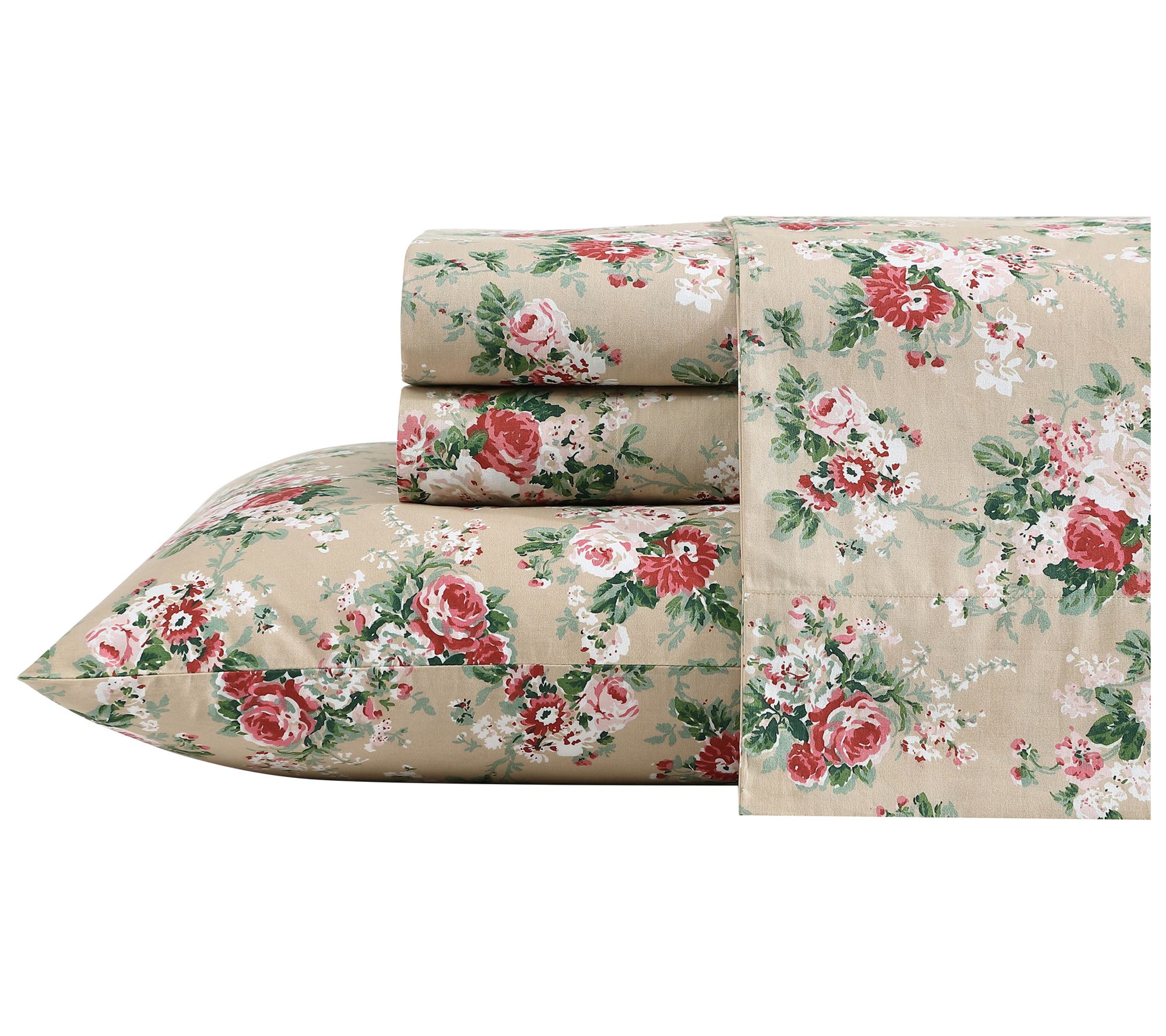 Laura Ashley Ashfield Green King Sheet Set