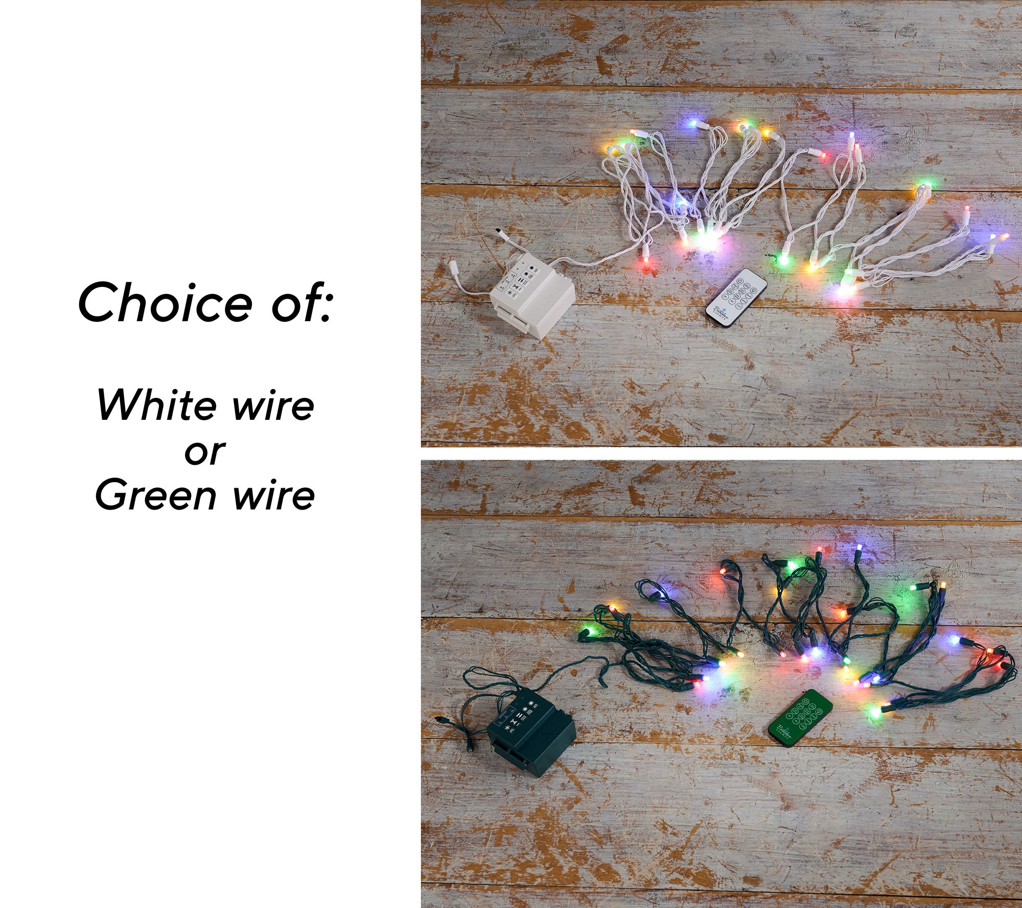 "As Is" Bethlehem Lights S/2 Wide Angle Light Strands