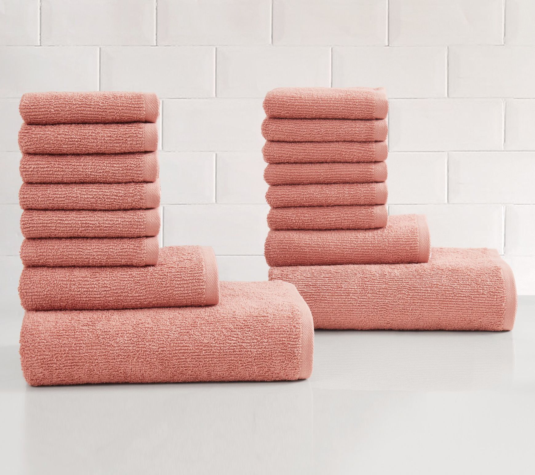 Truly Soft Essential Textured 16-Piece Towel Set
