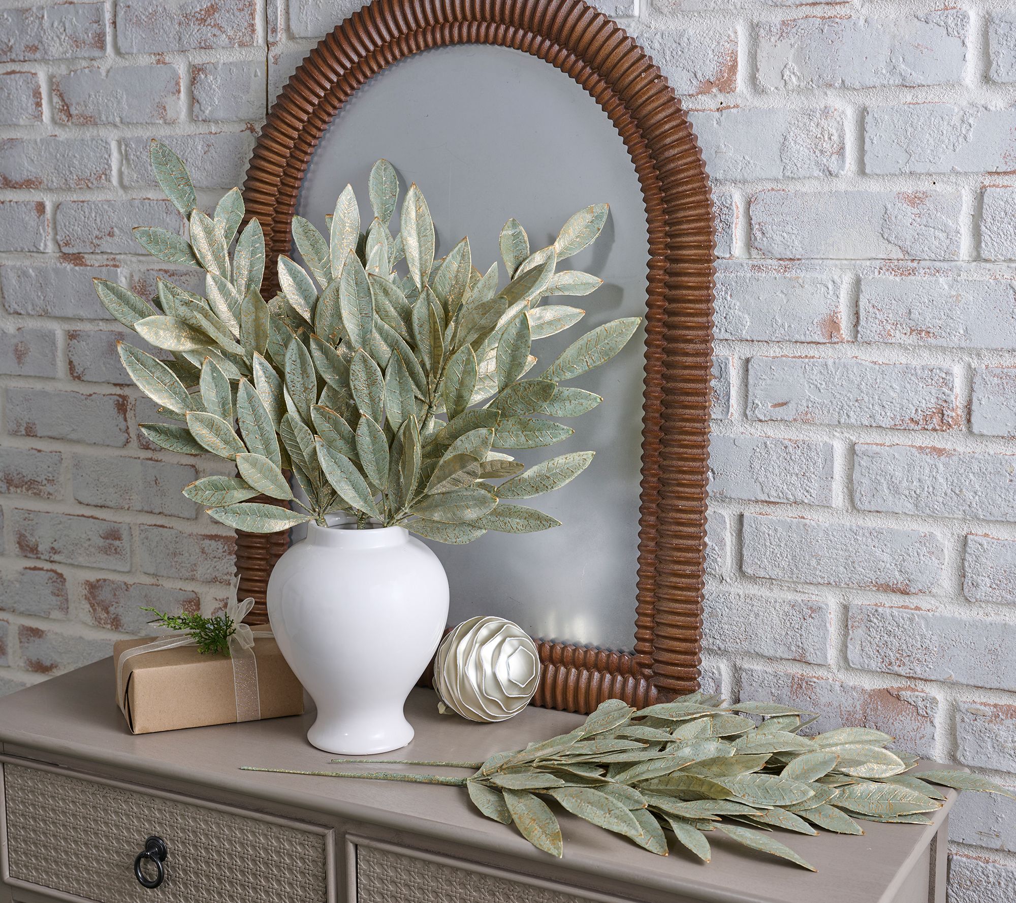 Set of 5 Antiqued Leaf Picks by Valerie