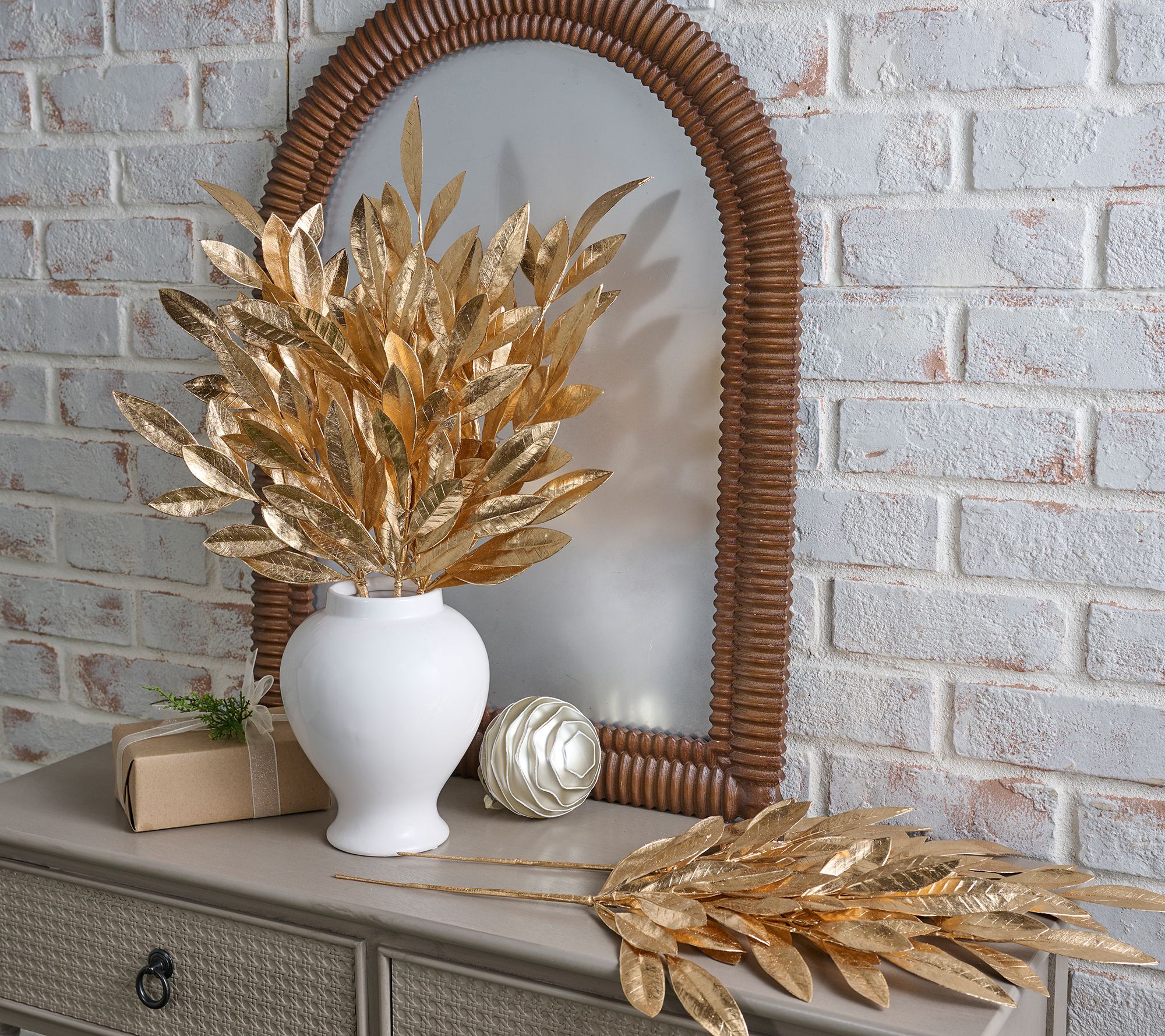 Set of 5 Antiqued Leaf Picks by Valerie