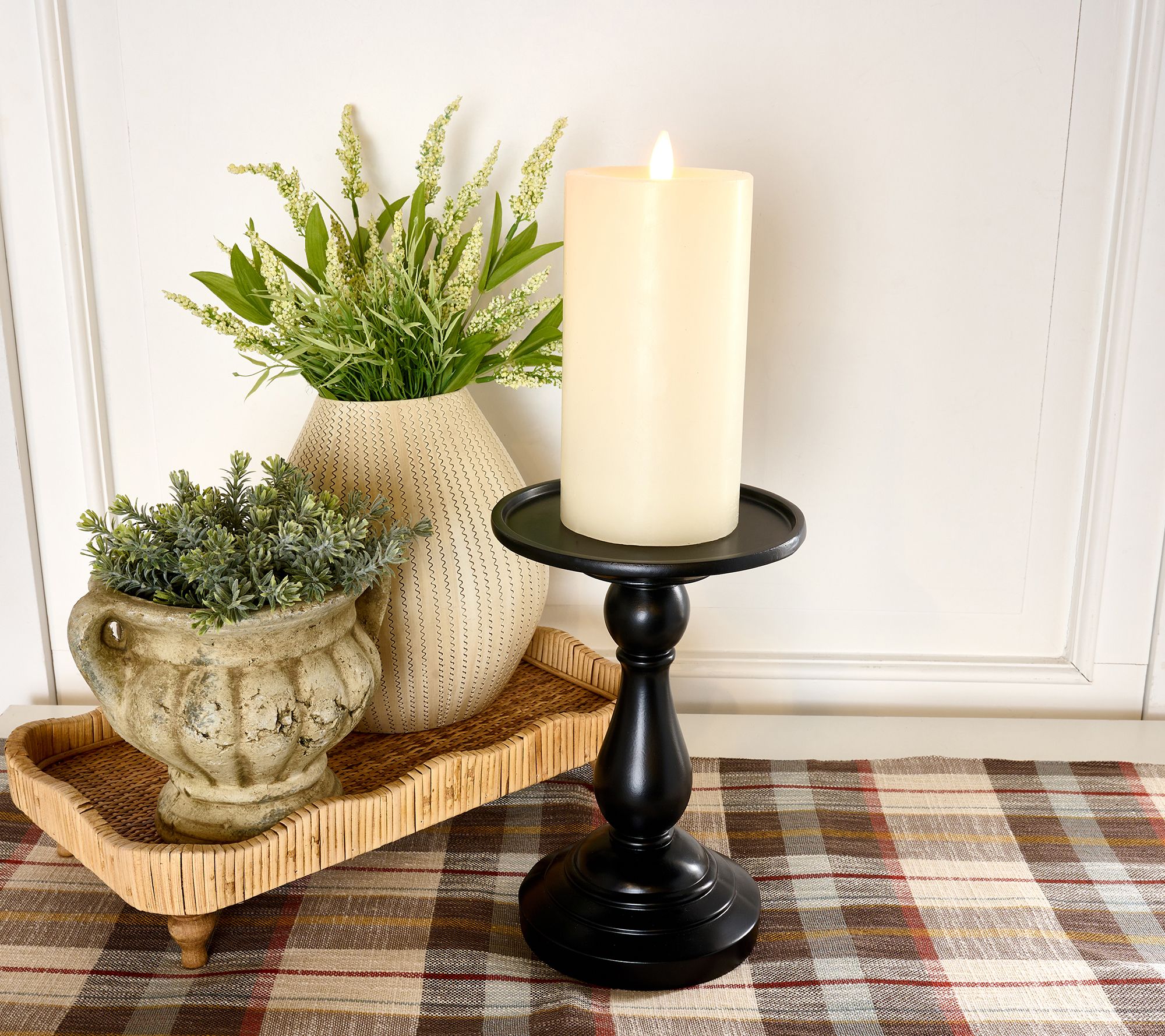10.5" Pedestal Candle Holder by Valerie