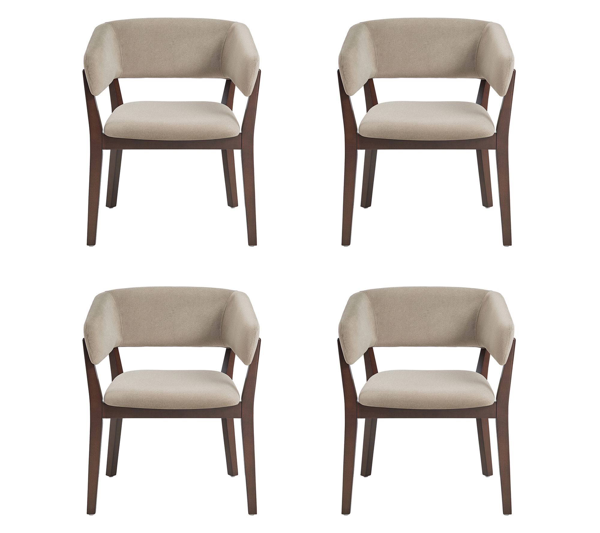 Manhattan Comfort Blake Dining Armchair - Set o4