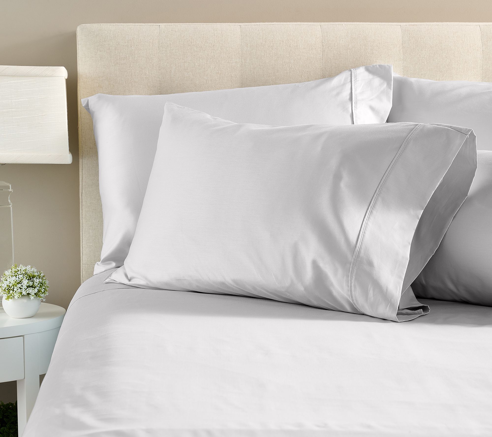 "As Is" Northern Nights 400TC Air Rich Sheet Set w/ 2 Cases- Twin