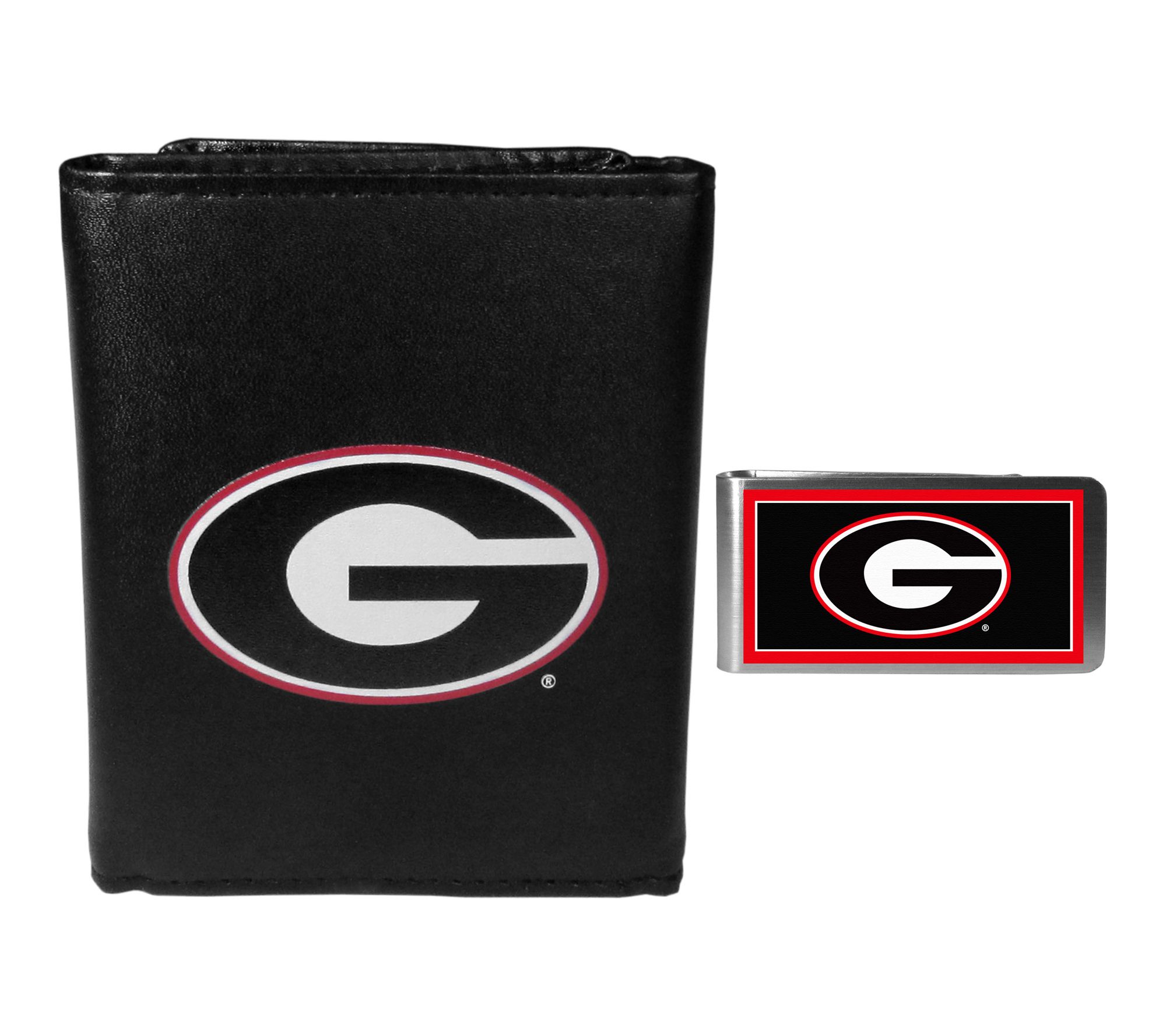 Siskiyou Sports College NCAA Leather Tri-fold &Money Clip