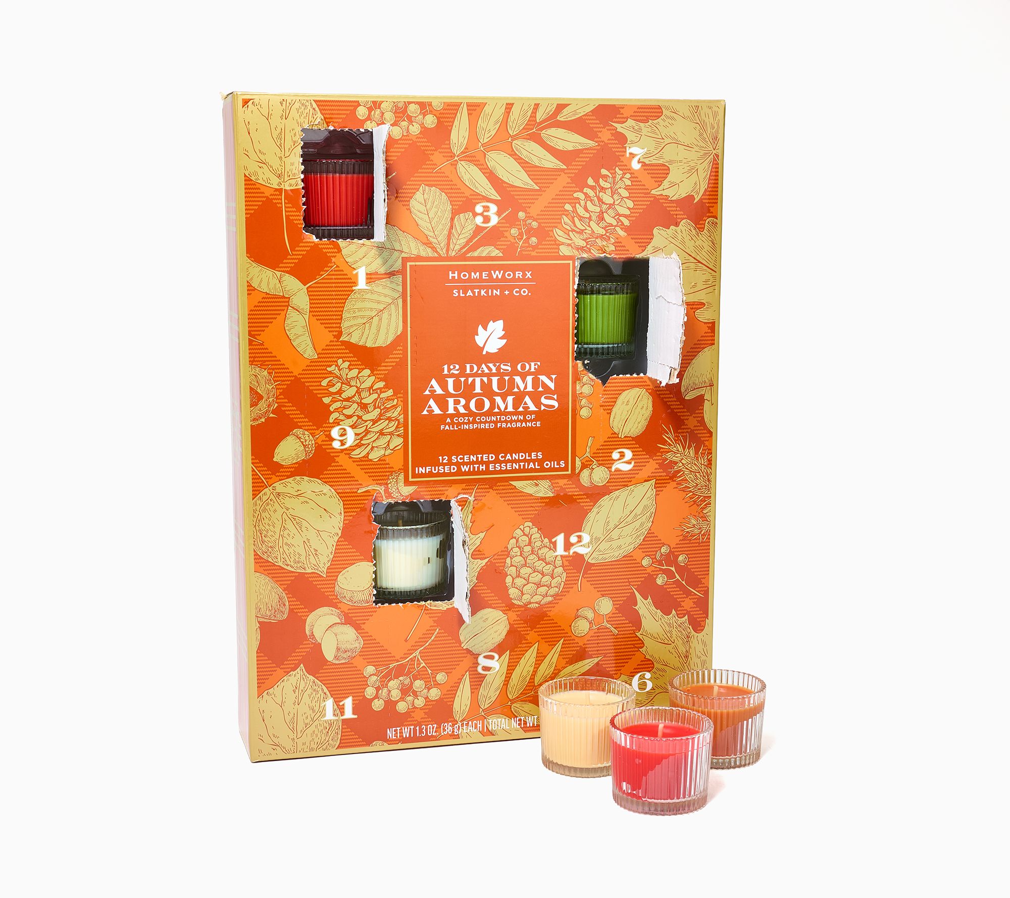 HomeWorx by Slatkin + Co. 12 Days of Autumn Aroma Advent Calendar