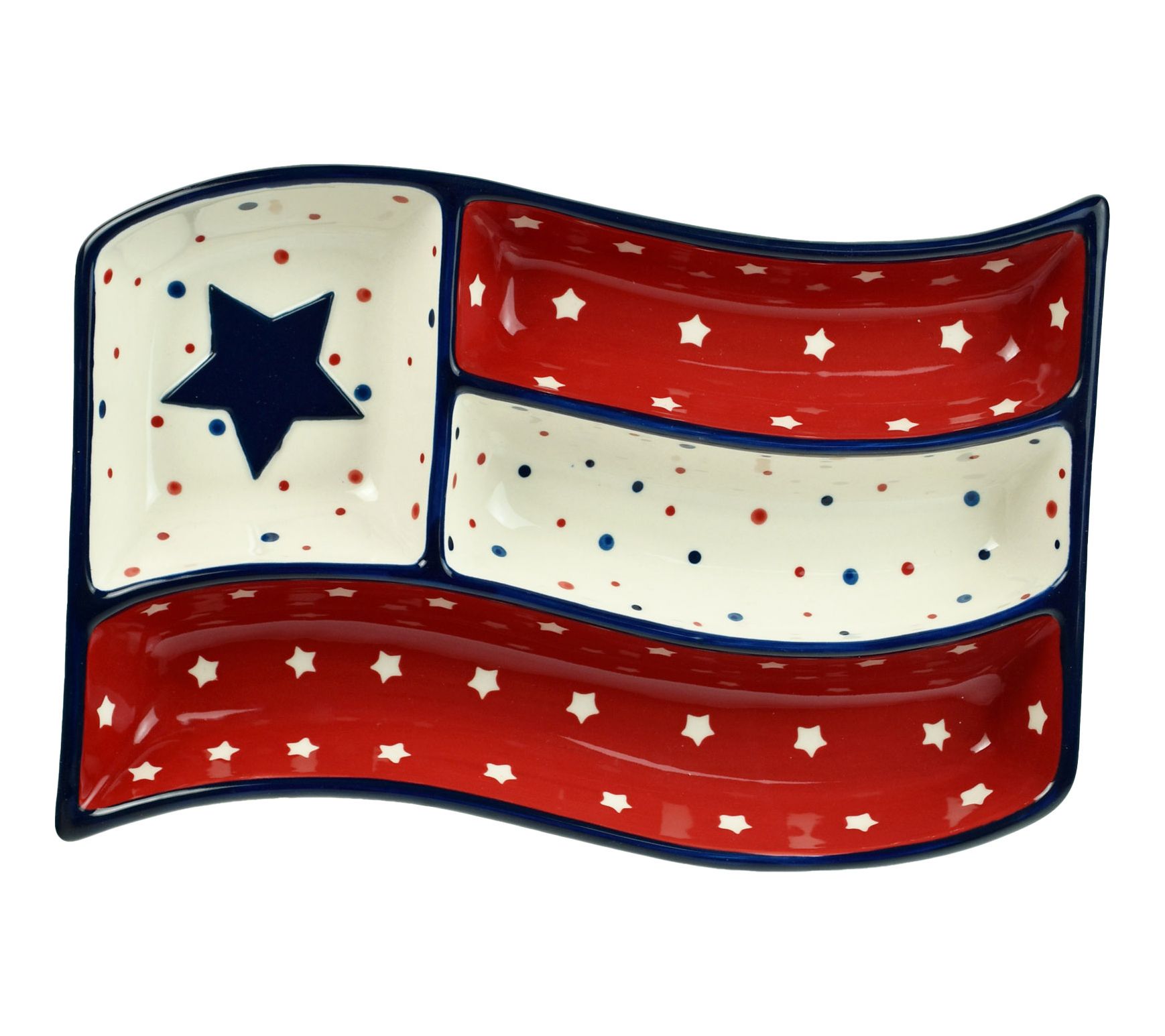 Temp-tations Seasonal Star Stitched Divided Server