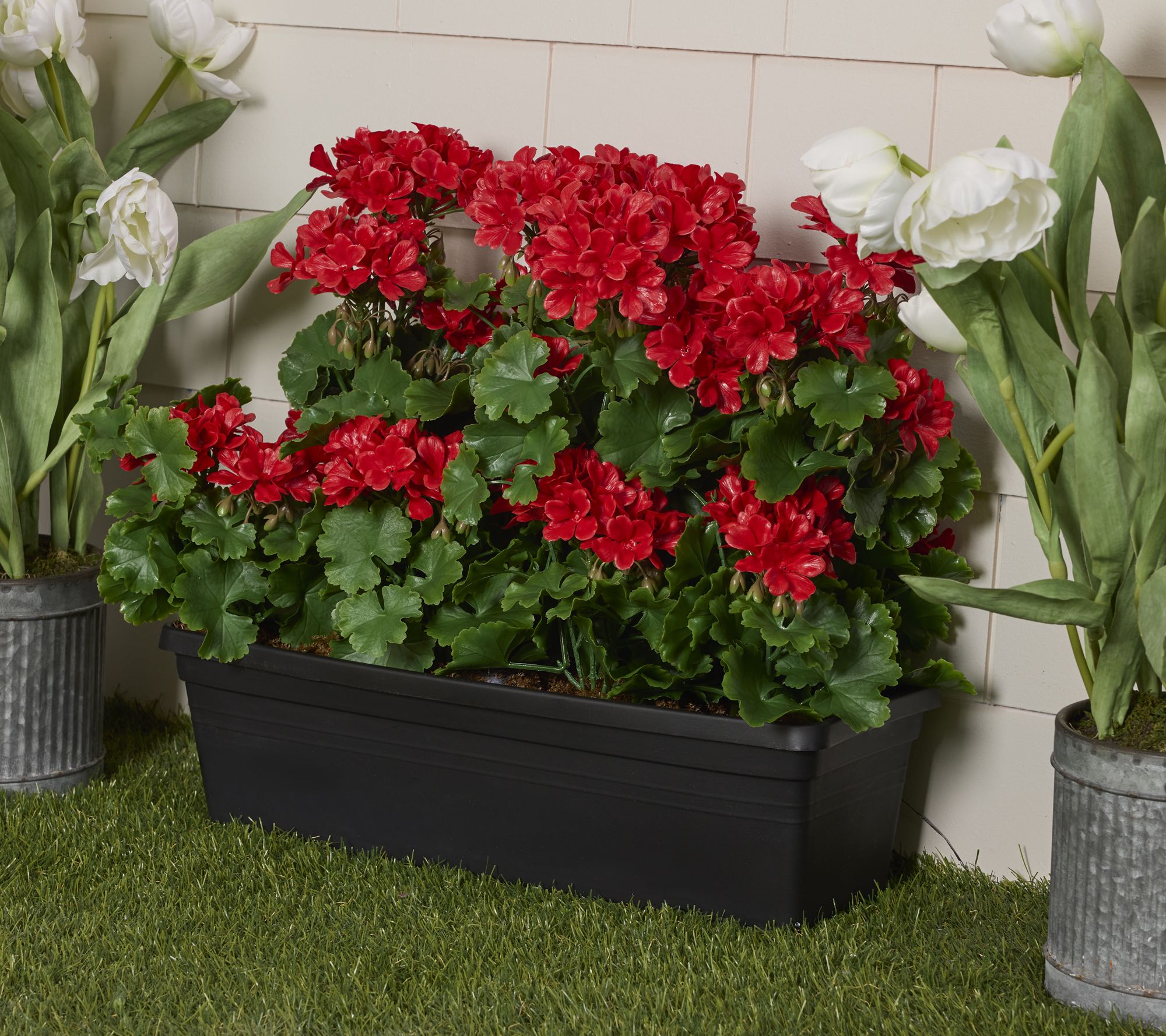 "As Is" Wicker Park 20" Oversized Indoor/Outdoor Planter Box