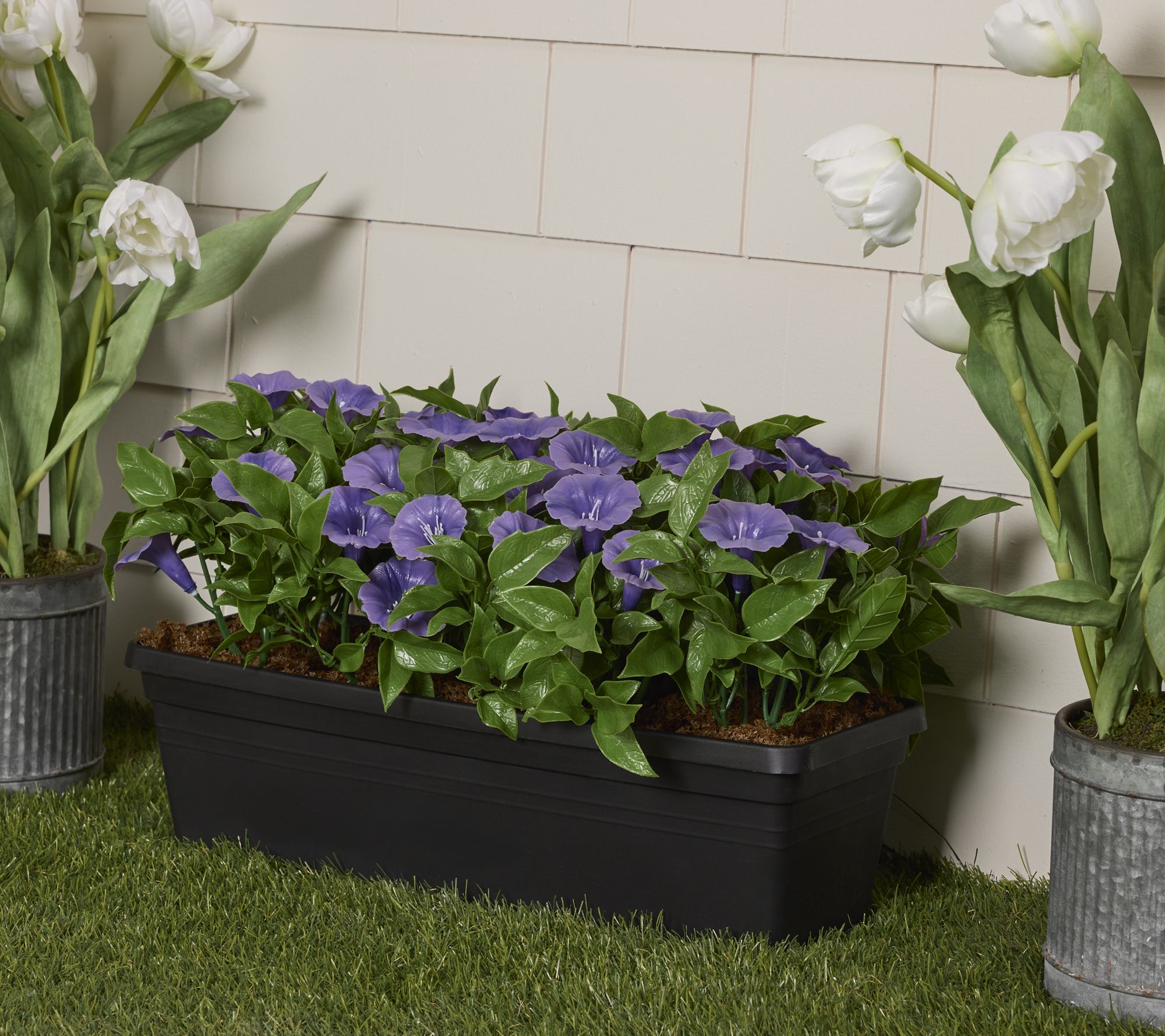 "As Is" Wicker Park 20" Oversized Indoor/Outdoor Planter Box
