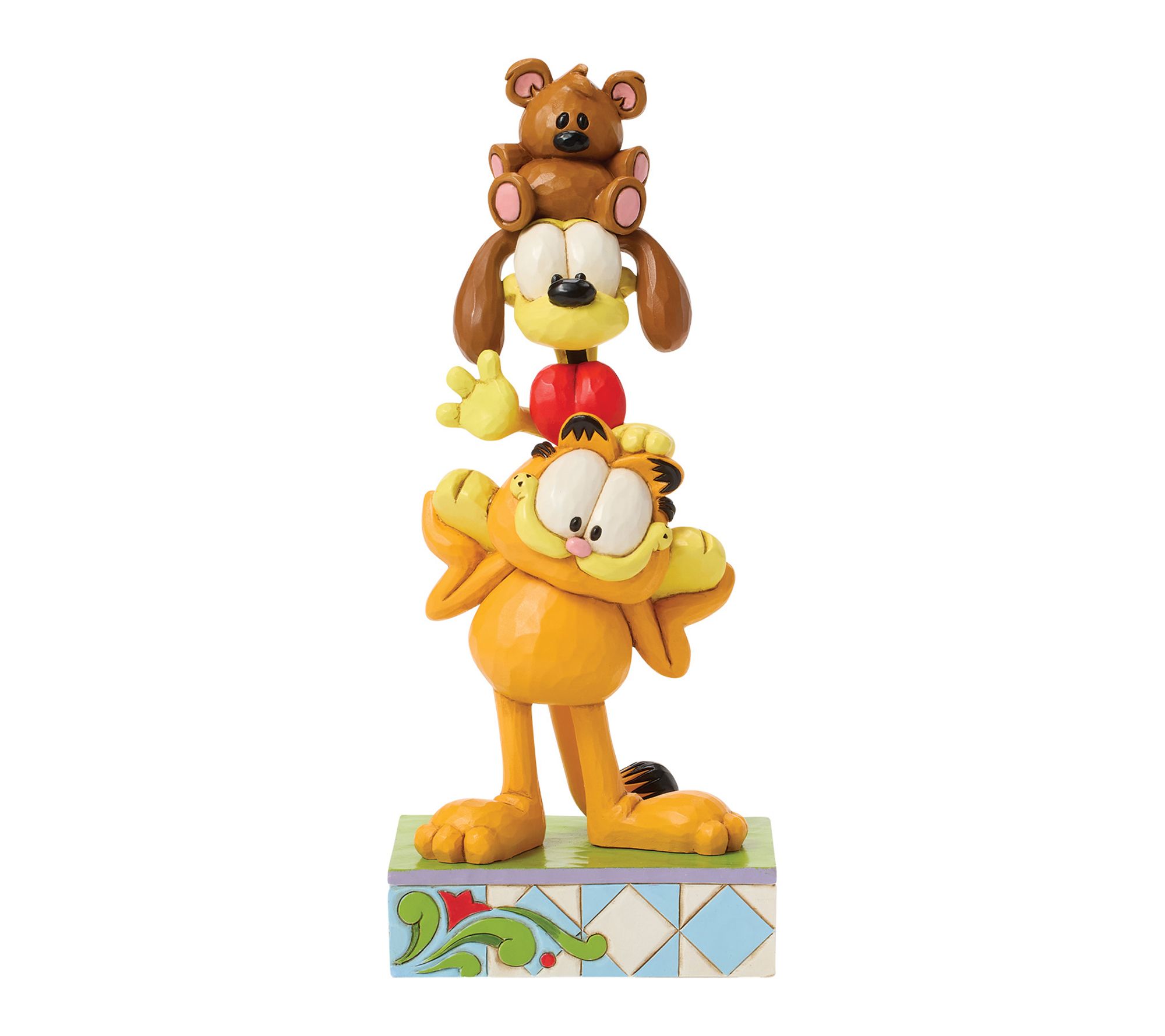Jim Shore Garfield Garfield and Friends Stacked Figurine 8in H