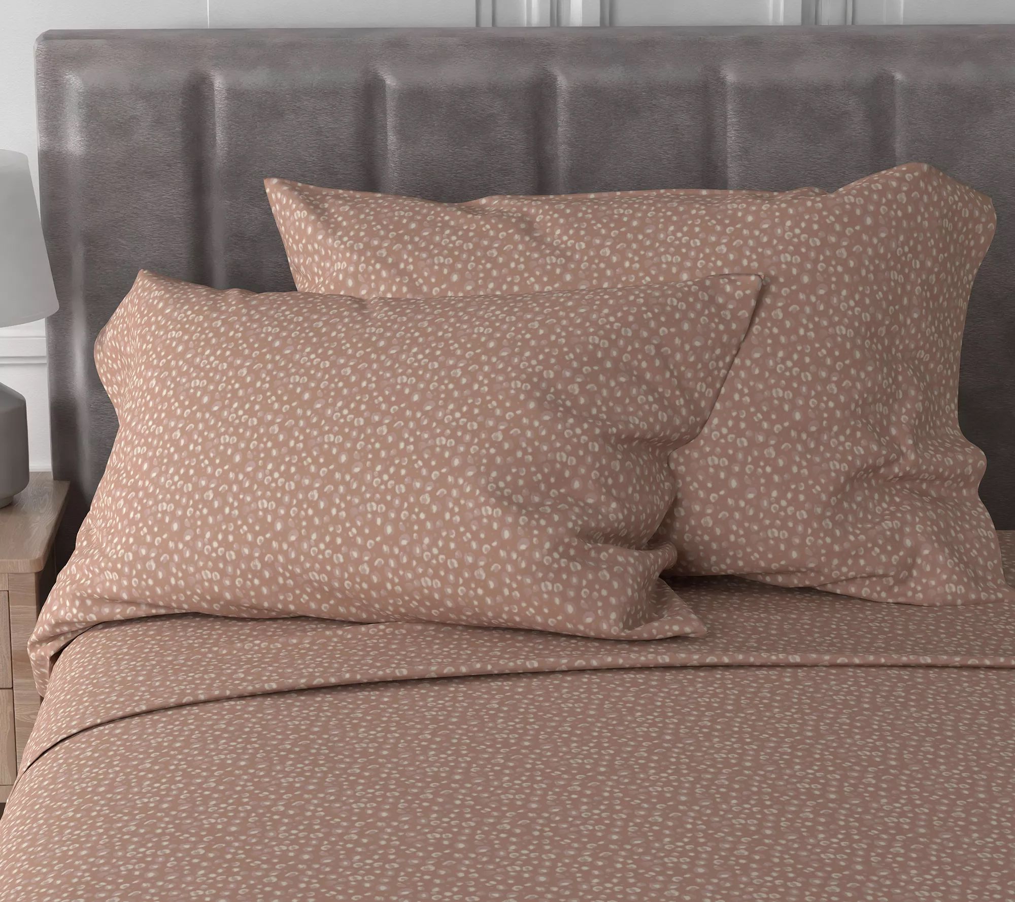 LOGO Home by Lori Goldstein Animal Print Pillowcases S/2 King