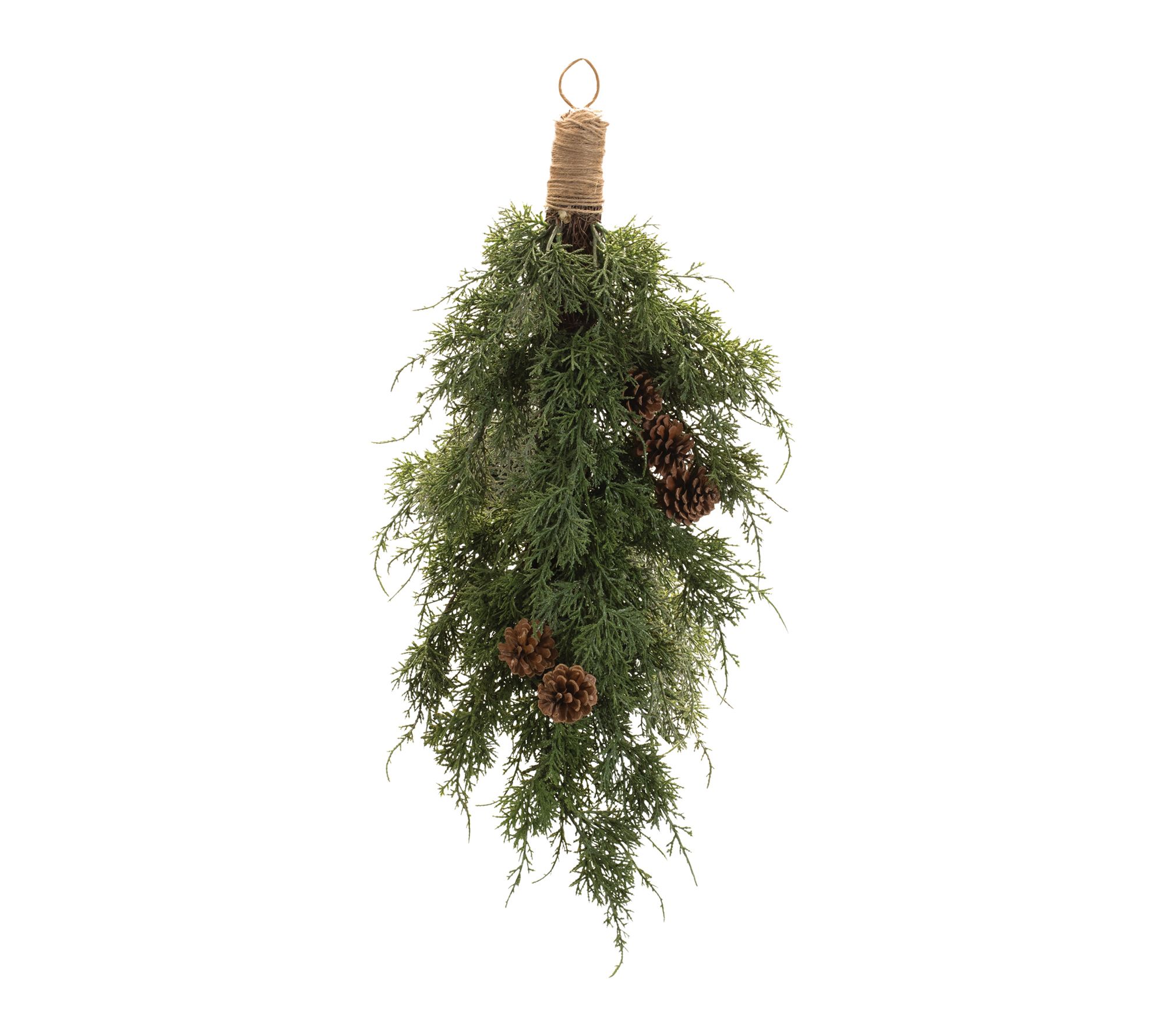 Melrose Pine and Pinecones Wall Swag Bundle 28"H