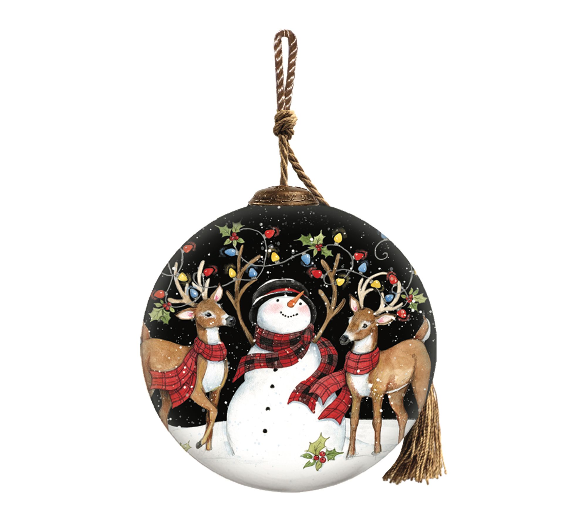 Inner Beauty Gifts 3 inch Holiday Lights Ornament
