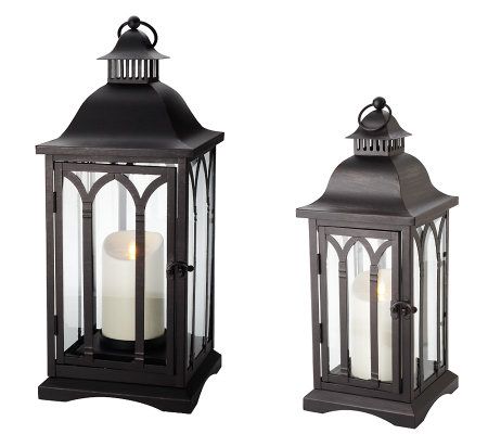 Luminara Cathedral Candle Lantern by Bethlehem Lights — QVC.com