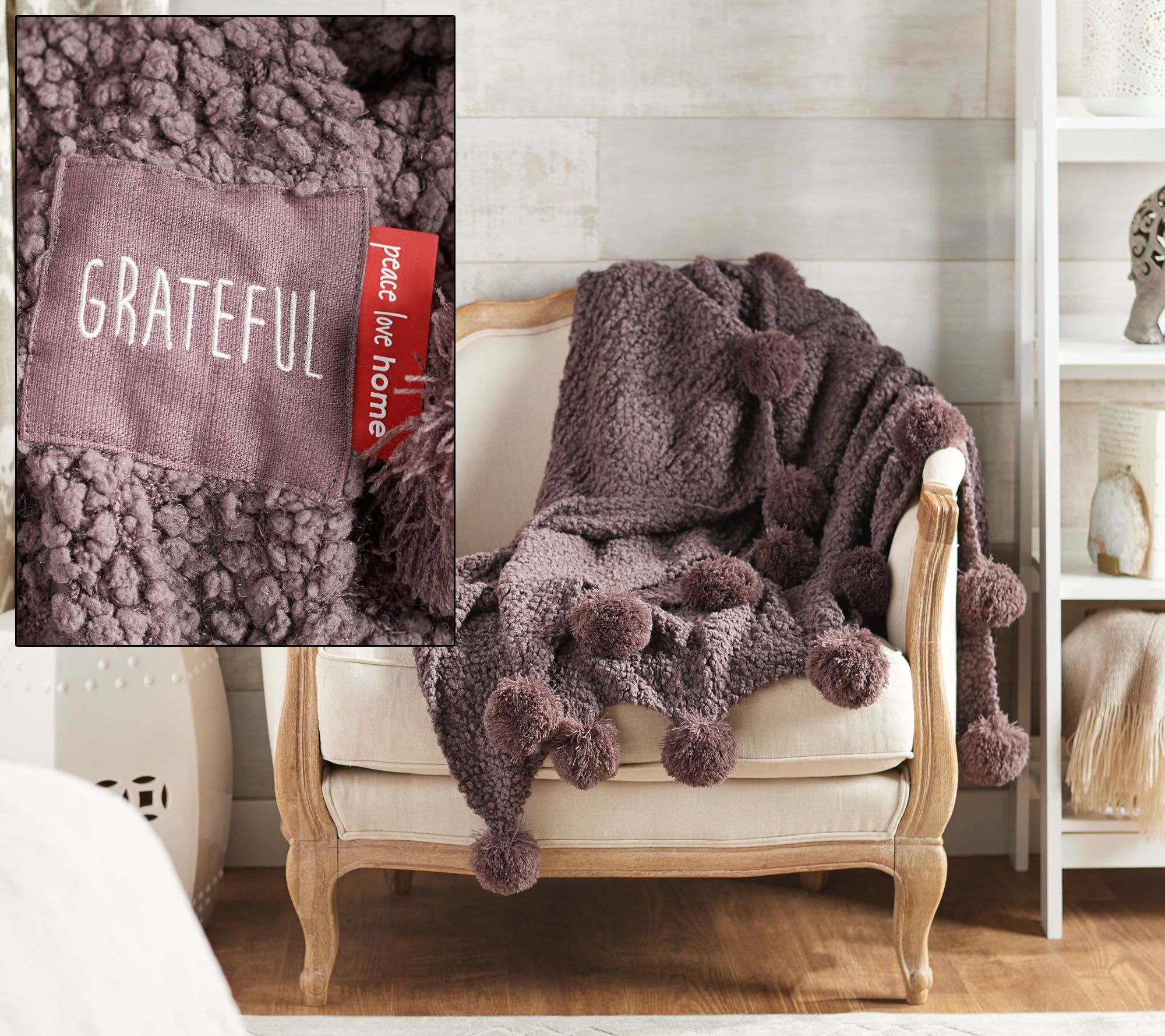 Oversized knit throw discount blanket