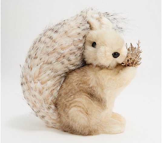 Martha Stewart Faux Fur Squirrel Figurine