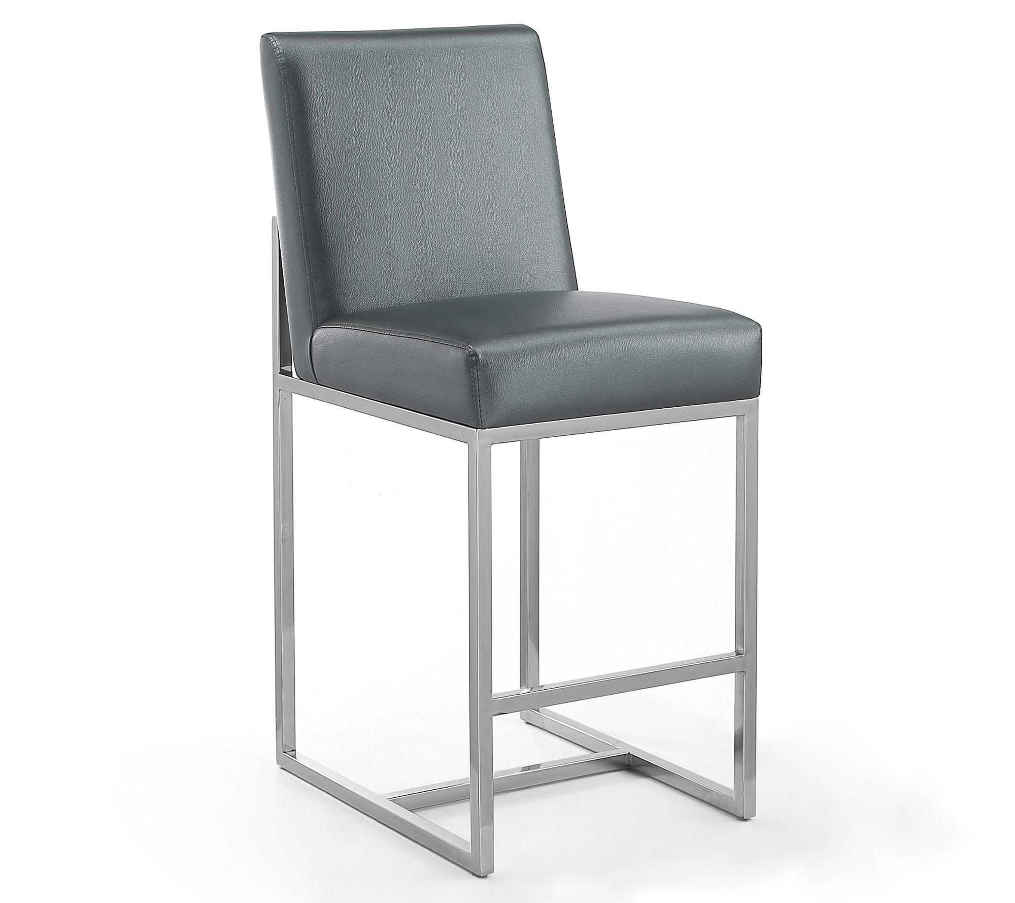 Element 37.2" Stainless Steel Counter Height Bar Stool