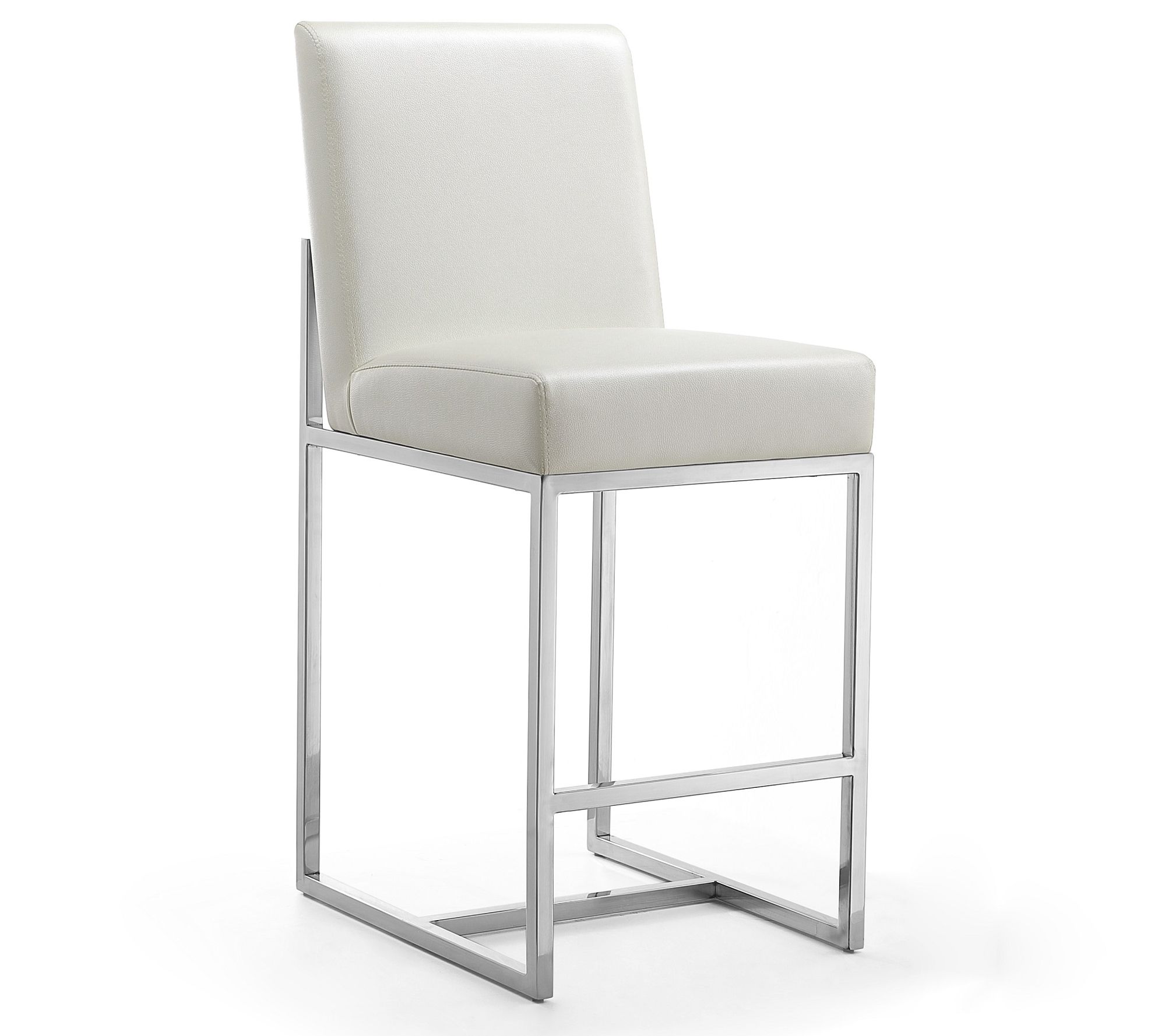 Element 37.2" Stainless Steel Counter Height Bar Stool